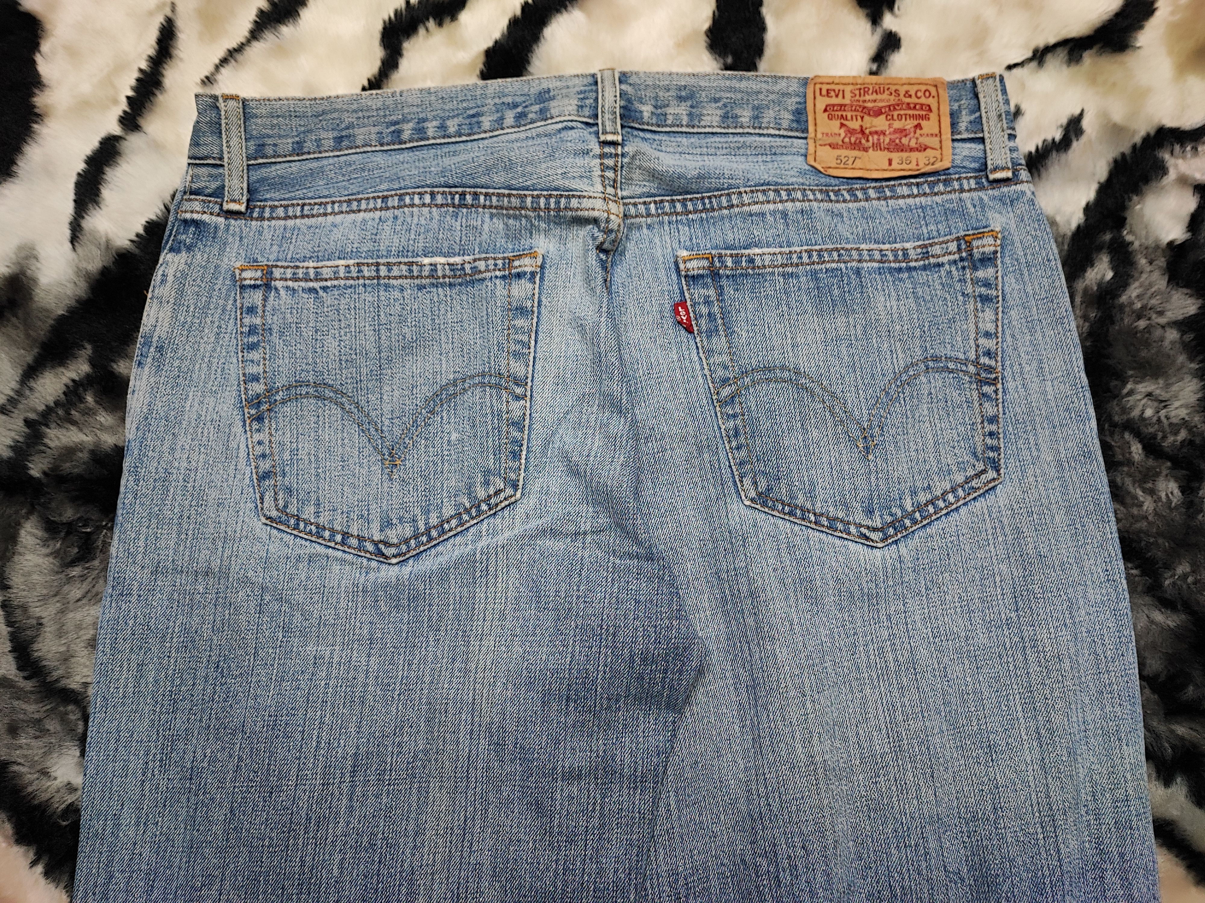 Levi's Levi's 527 Flared Low Bootcut Jeans Size US 35 - 14 Thumbnail