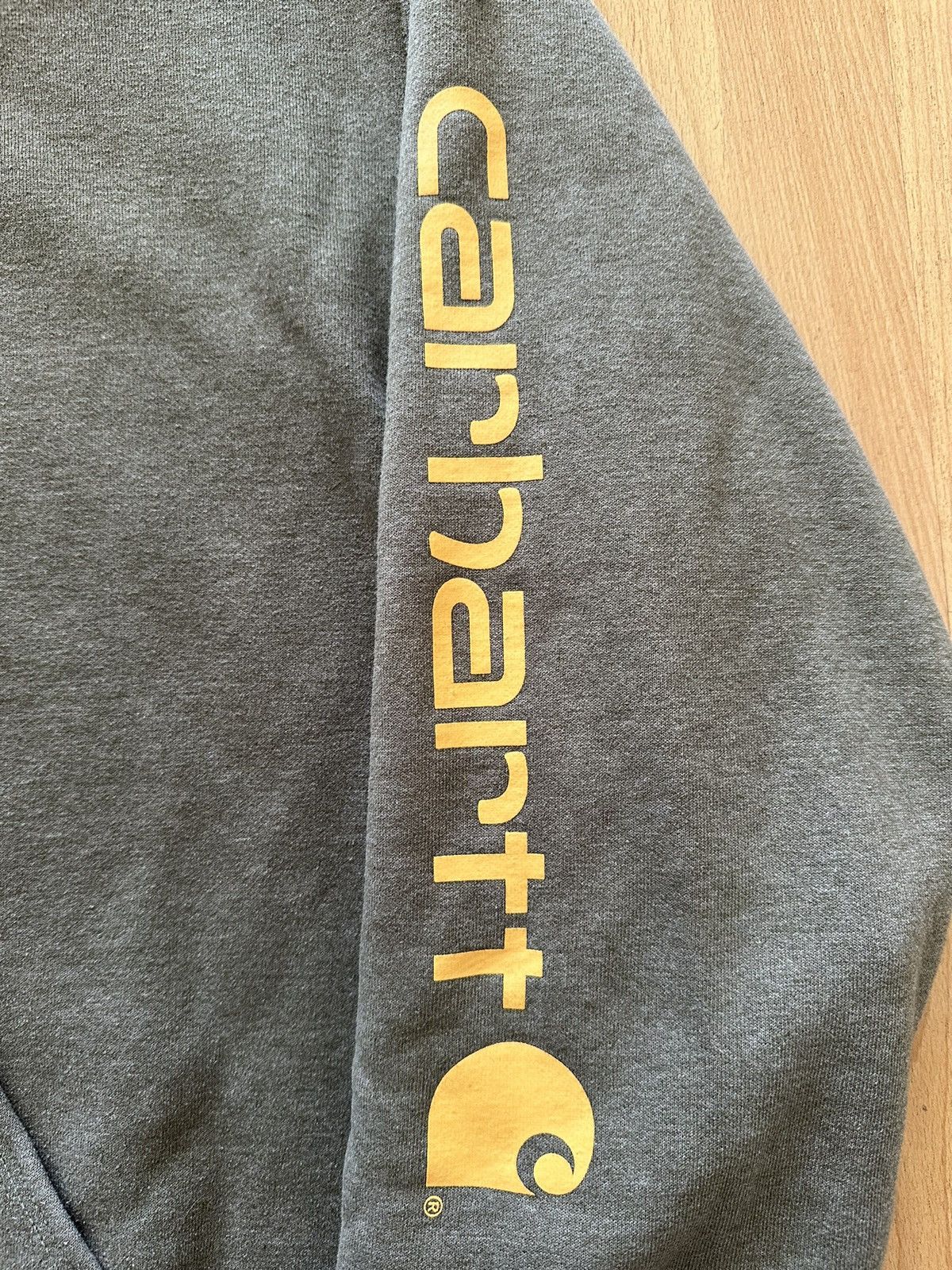 Carhartt × Vintage Vintage Y2K Carhartt Spellout Hoodie Size US XXL / EU 58 / 5 - 3 Thumbnail