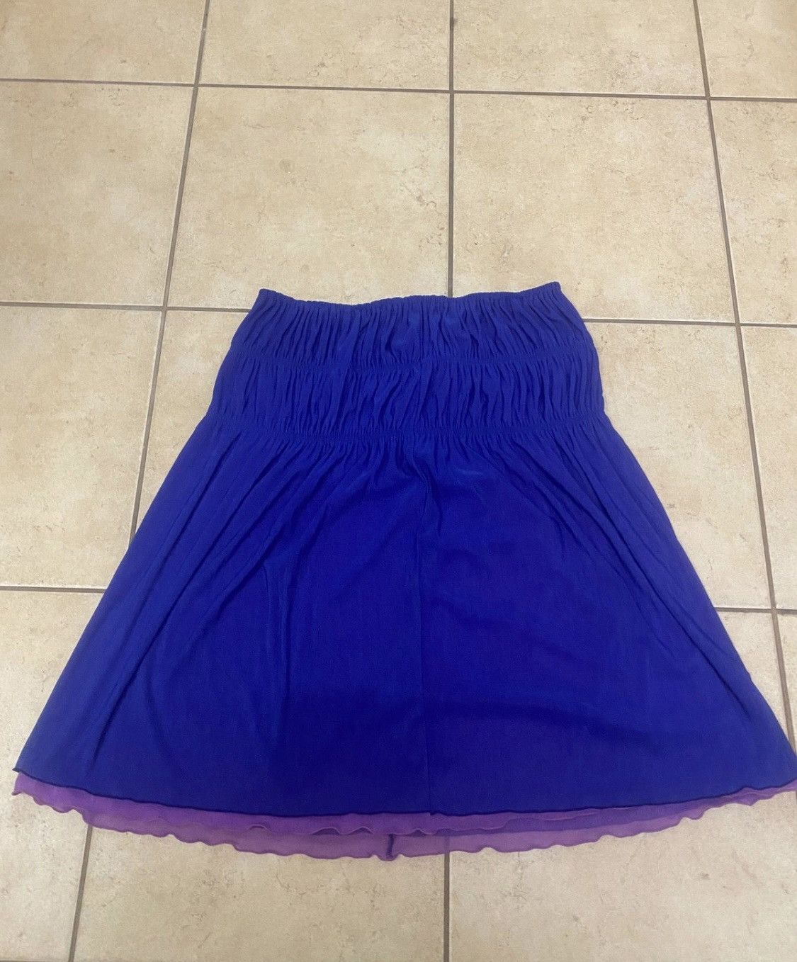 image of Issey Miyake Luxury Skirt in Blue, Women's (Size 28)