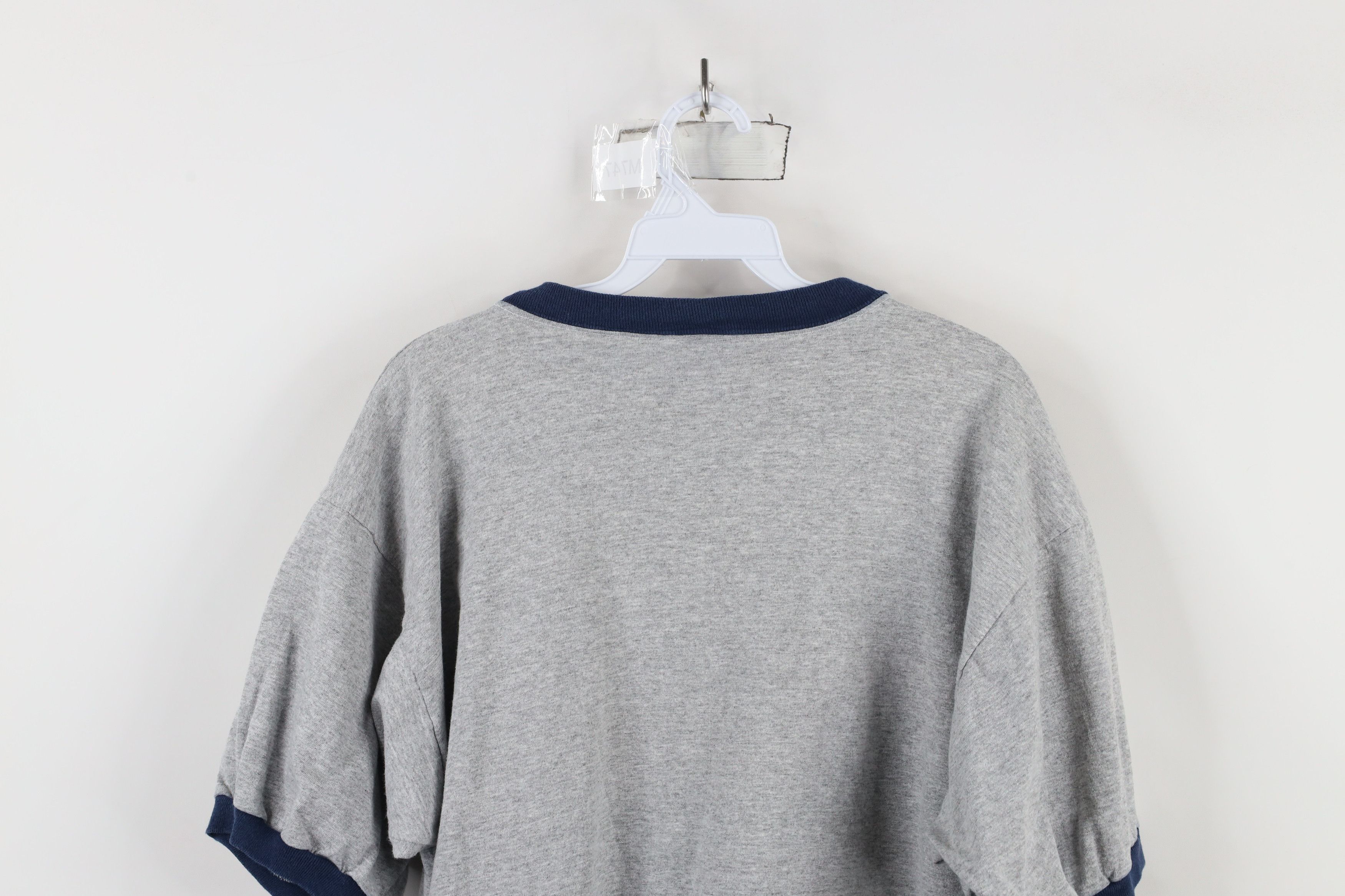 Vintage Vintage 90s Streetwear Massachusetts Sailing Ringer T-Shirt Size US L / EU 52-54 / 3 - 9 Thumbnail