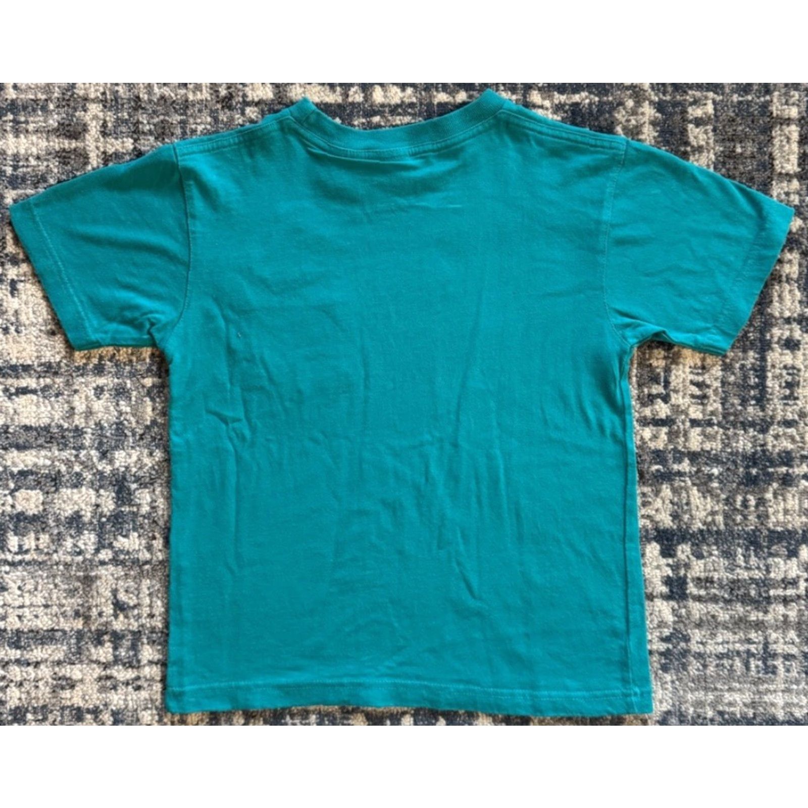 Disney VINTAGE Disney The Little Mermaid Pocket T Shirt Girls 6 Teal 90s Ariel Cotton Long Sleeve Shirts Size US S / EU 44-46 / 1 - 5 Thumbnail
