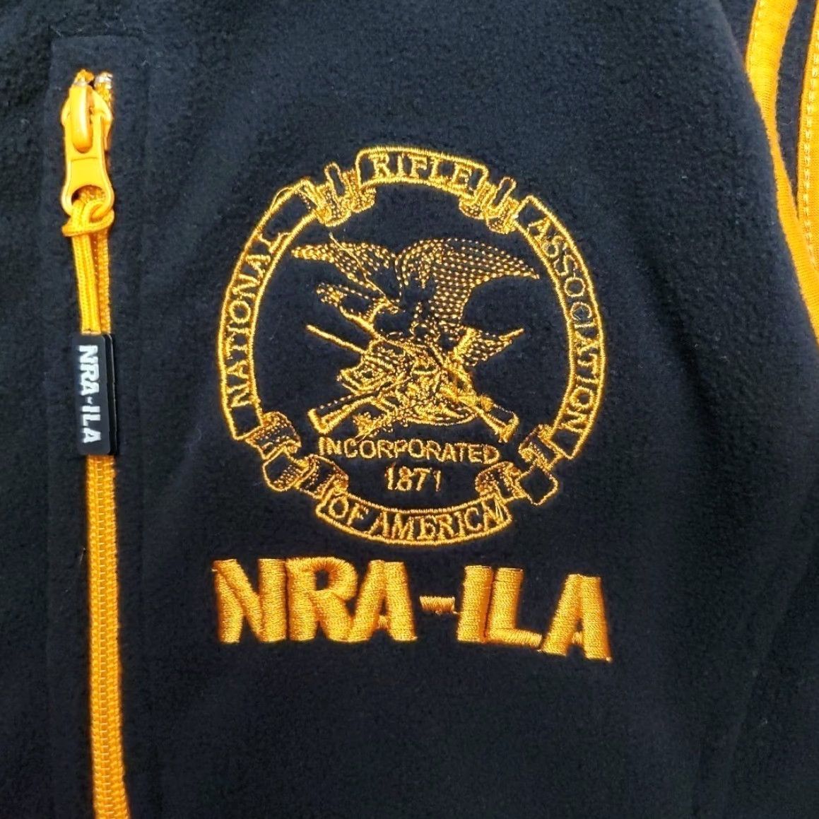 Vintage NRA ILA Vest Mens Large Black Fleece Sleeveless Full Zip Pockets Outdoors Size US L / EU 52-54 / 3 - 2 Thumbnail