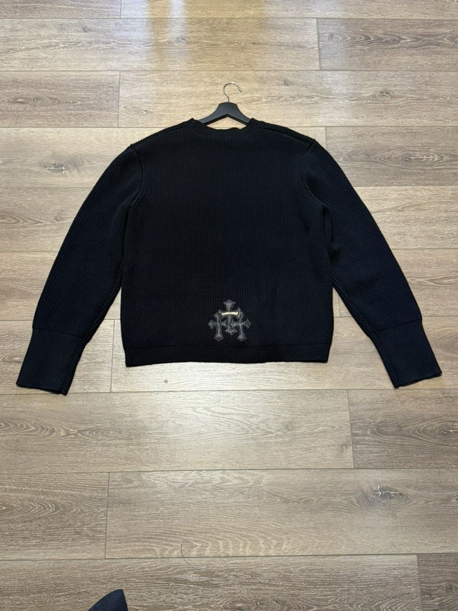 Chrome Hearts Chrome Hearts Cashmere Triple Cross Crewneck Size US L / EU 52-54 / 3 - 1 Thumbnail