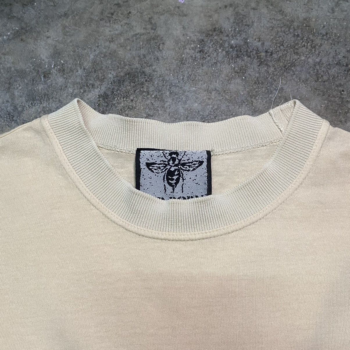 Vintage Vintage 90’s AIR BORN T Shirt Size US XL / EU 56 / 4 - 2 Thumbnail