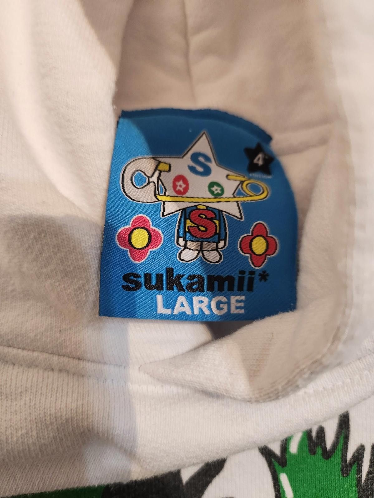 Sukamii Sukamii Psycho Starboy Hoodie White Men's Large Size US L / EU 52-54 / 3 - 3 Thumbnail