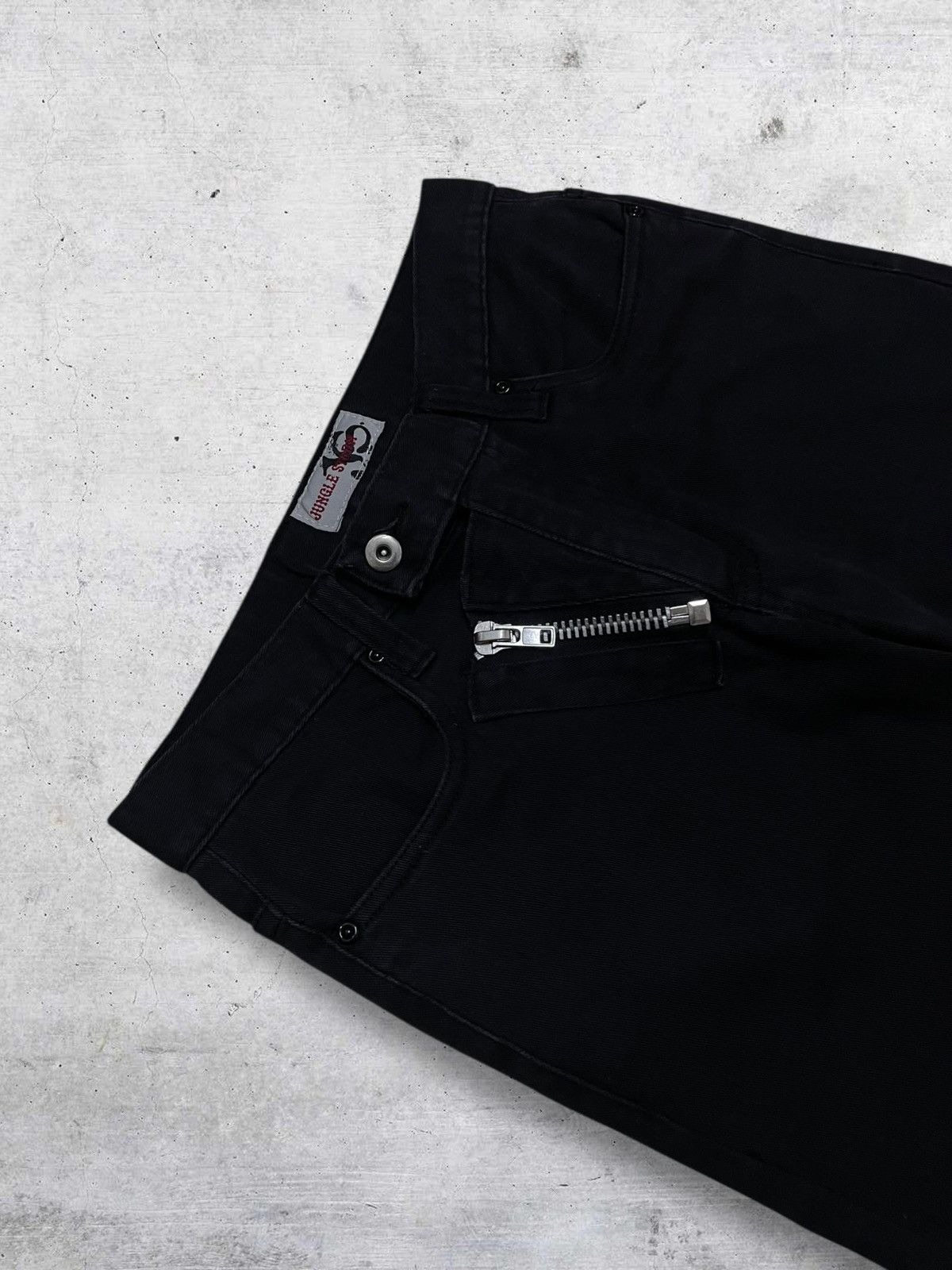 Japanese Brand VINTAGE JUNGLE STORM 1990S JAPAN DESIGNER SAFETY ZIP PUNK Size US 29 - 7 Thumbnail