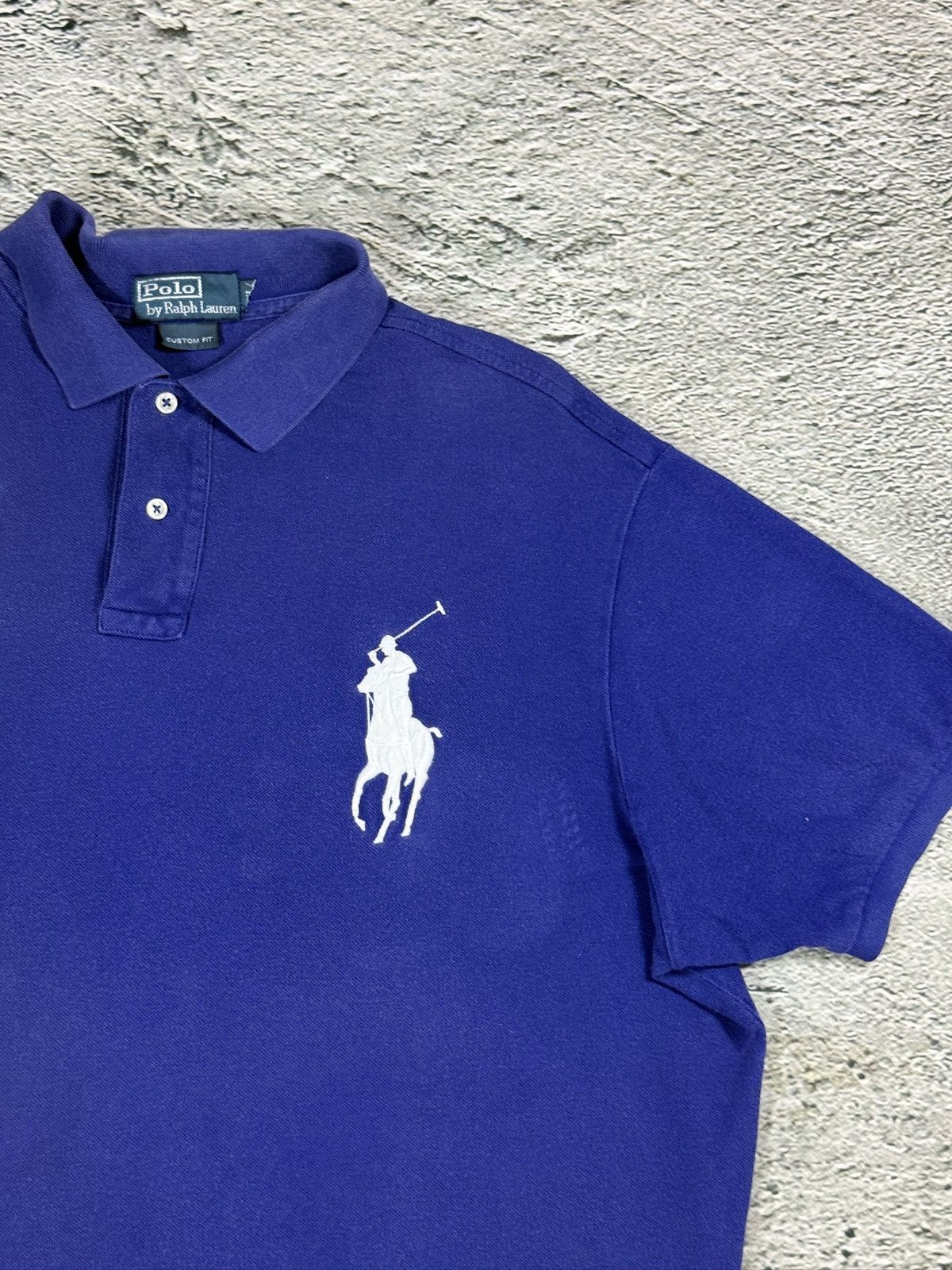 Ralph Lauren Chief Keef Polo Ralph Lauren vintage Brazil big pony Navy Size US XL / EU 56 / 4 - 3 Thumbnail
