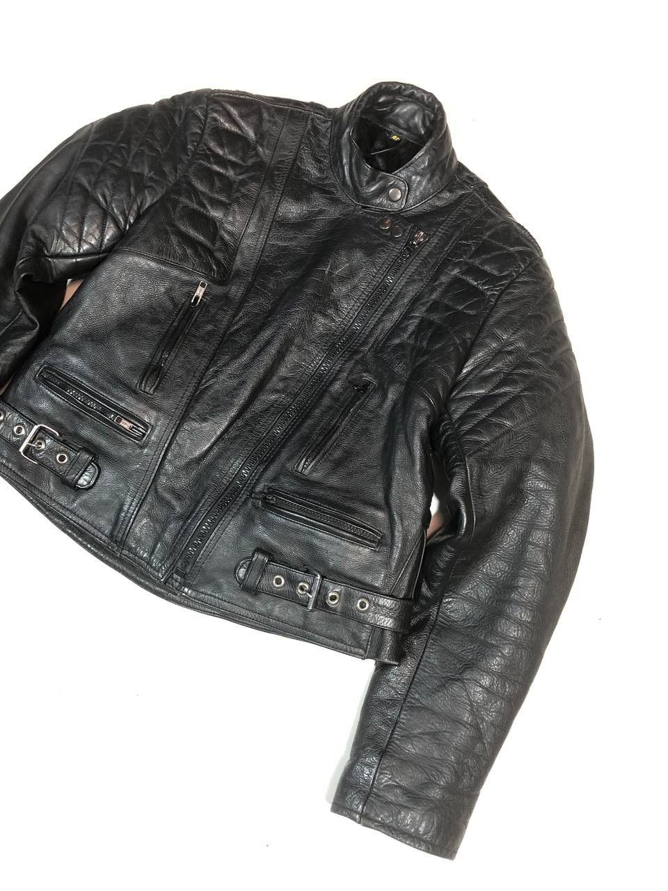 Genuine Leather Vintage Rare Racing Moto Leather Jacket Size US S / EU 44-46 / 1 - 4 Thumbnail