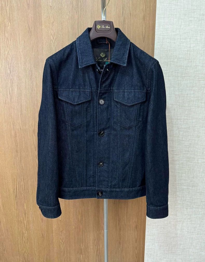 Loro Piana Loro Piana Cashmere Denim Jacket Size US M / EU 48-50 / 2 - 1 Thumbnail