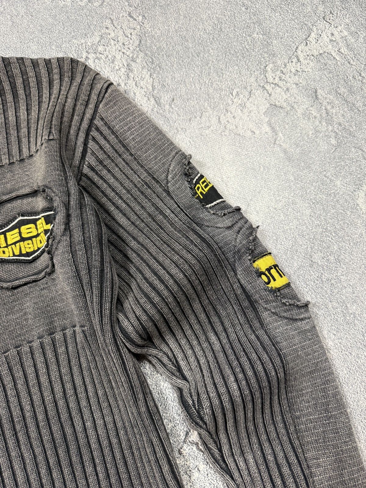 Diesel Avant Garde 00s Diesel Denim Devision Sweater Size US L / EU 52-54 / 3 - 6 Thumbnail