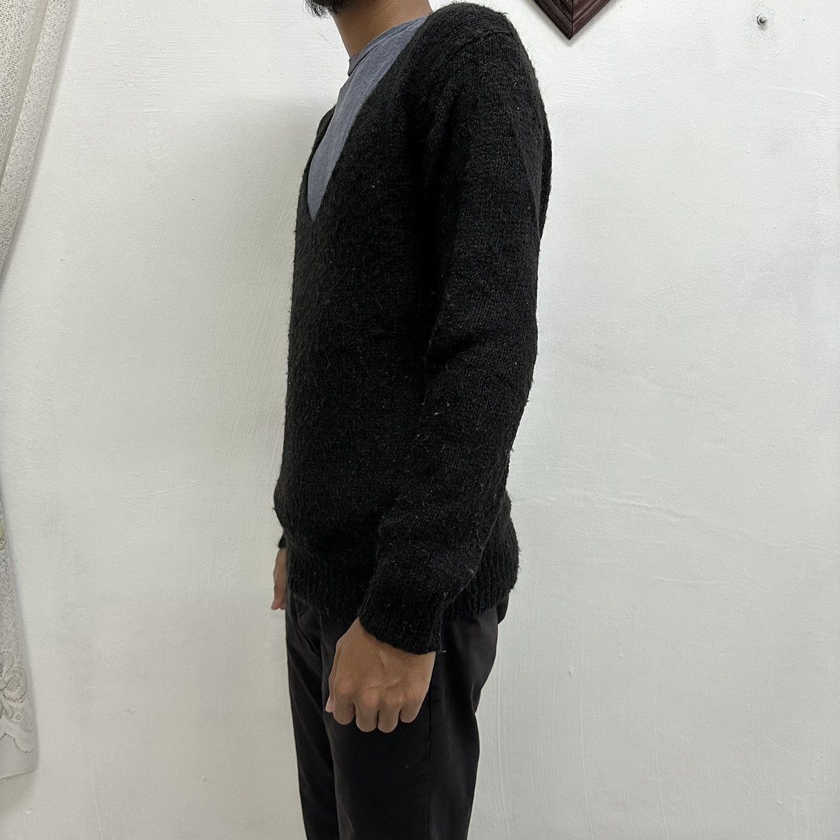 Japanese Brand Vintage Vingt-Trois V-Neck Mohair Knitwear Sweater Jumper Size US S / EU 44-46 / 1 - 15 Thumbnail