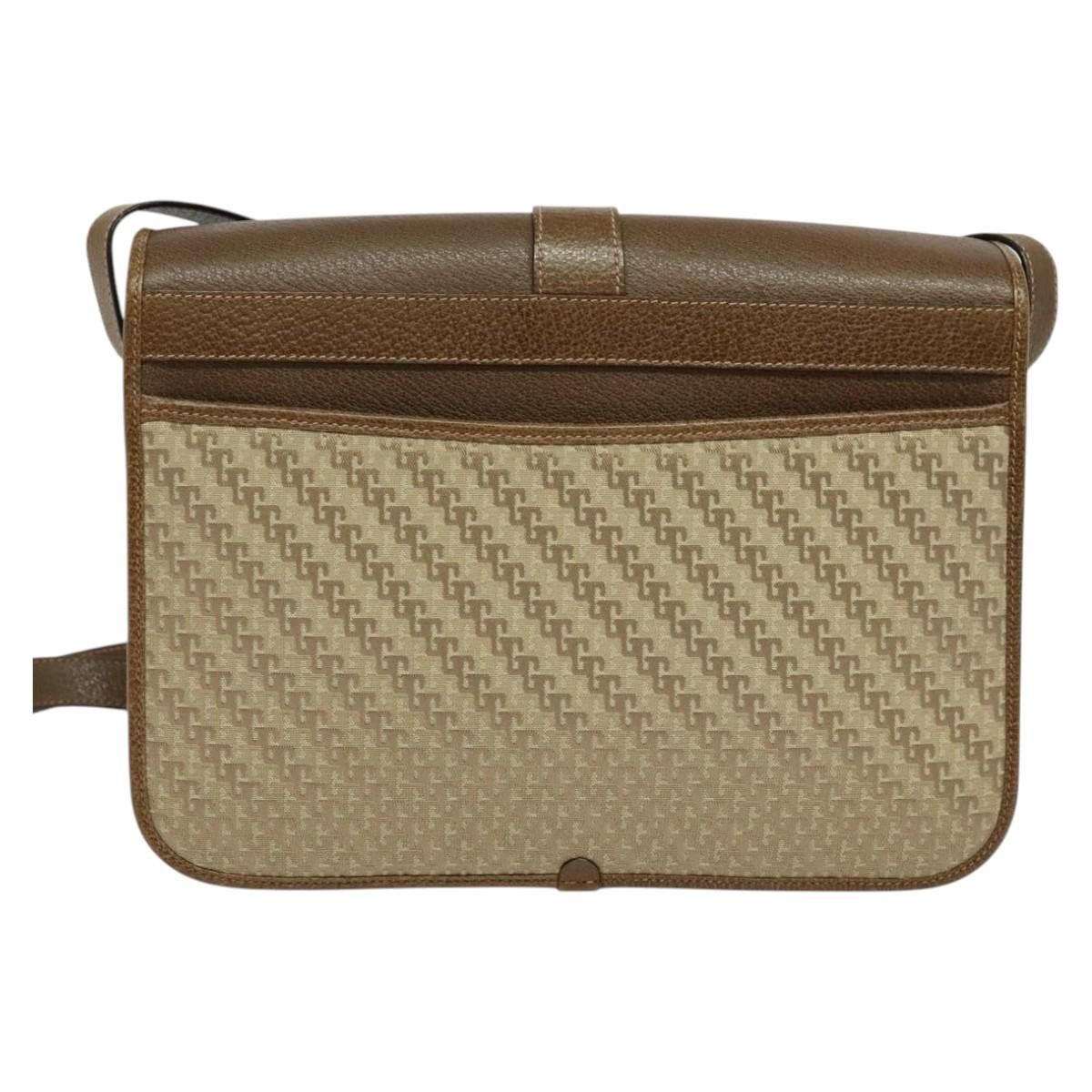 Gucci GUCCI Shoulder Bag Canvas Beige Gold 001 113 001 113 Size ONE SIZE - 3 Thumbnail