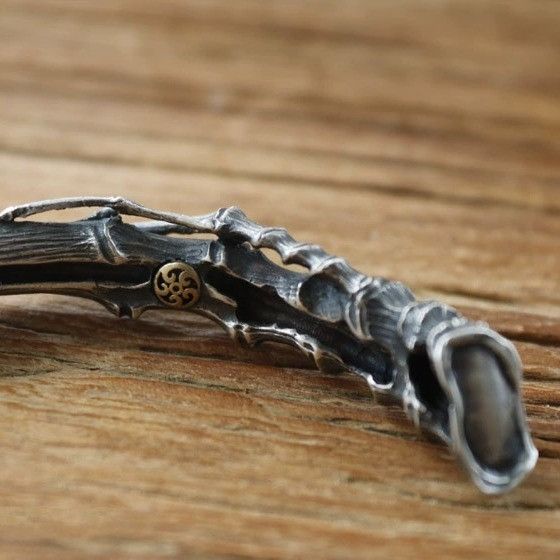 Handmade × Jewelry Handmade Retro Brass Bamboo Bracelet Size ONE SIZE - 4 Thumbnail