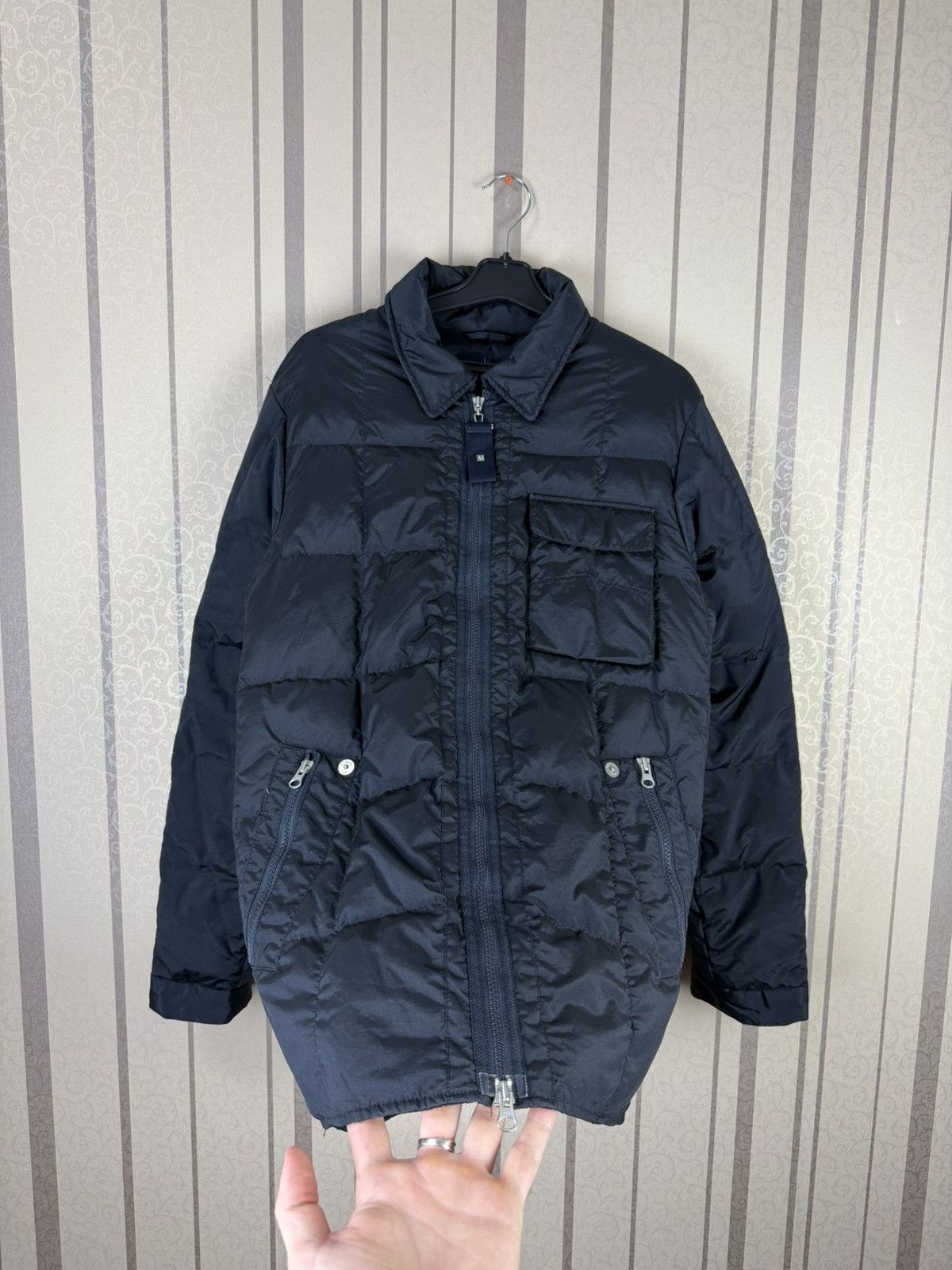 Armani Vintage Armani Jeans down jacket Size L Size US L / EU 52-54 / 3 - 2 Thumbnail