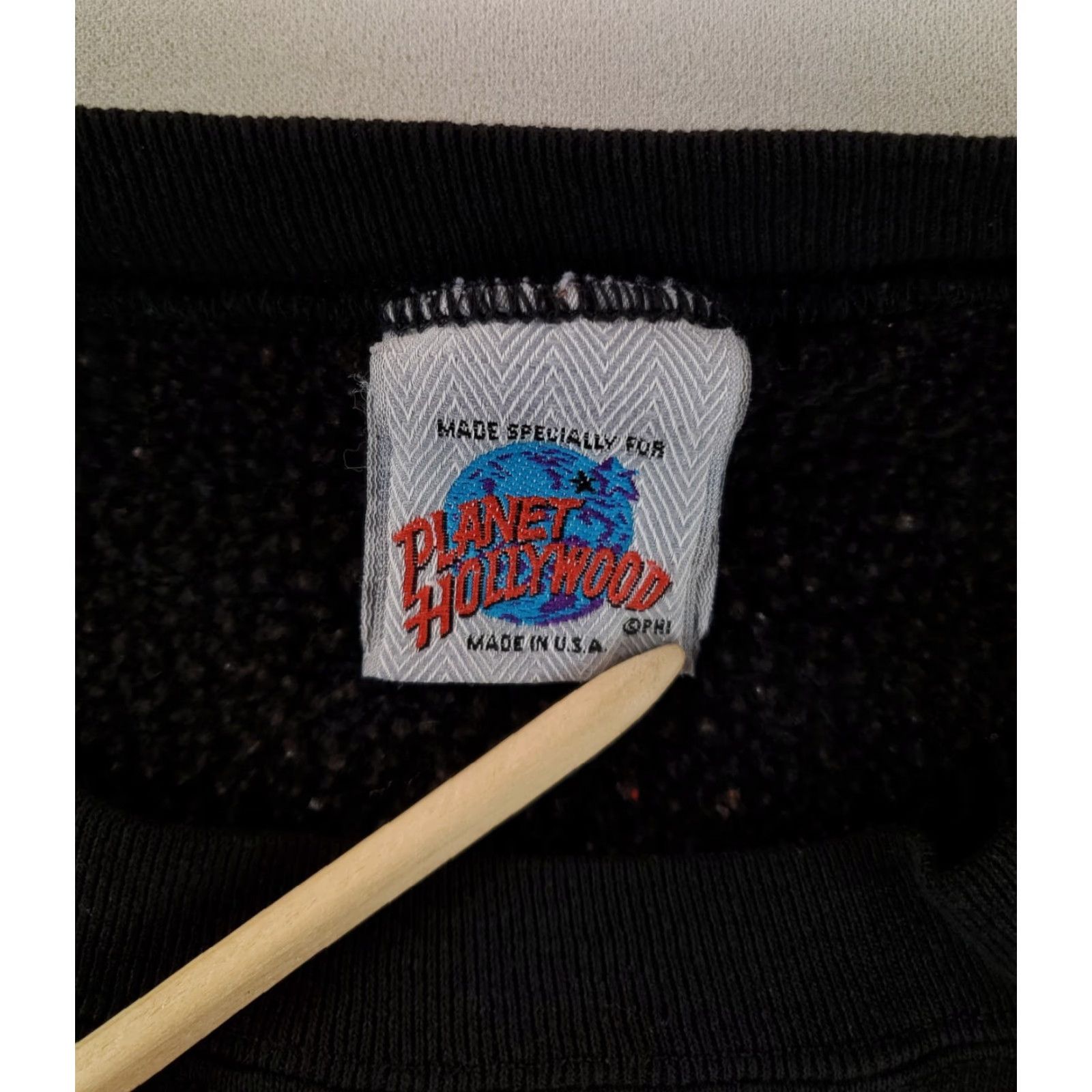 Planet Hollywood VINTAGE Planet Hollywood Crew Neck Sweatshirt Mens XXL Black 90s New York Pullover Made USA Size US XXL / EU 58 / 5 - 3 Thumbnail