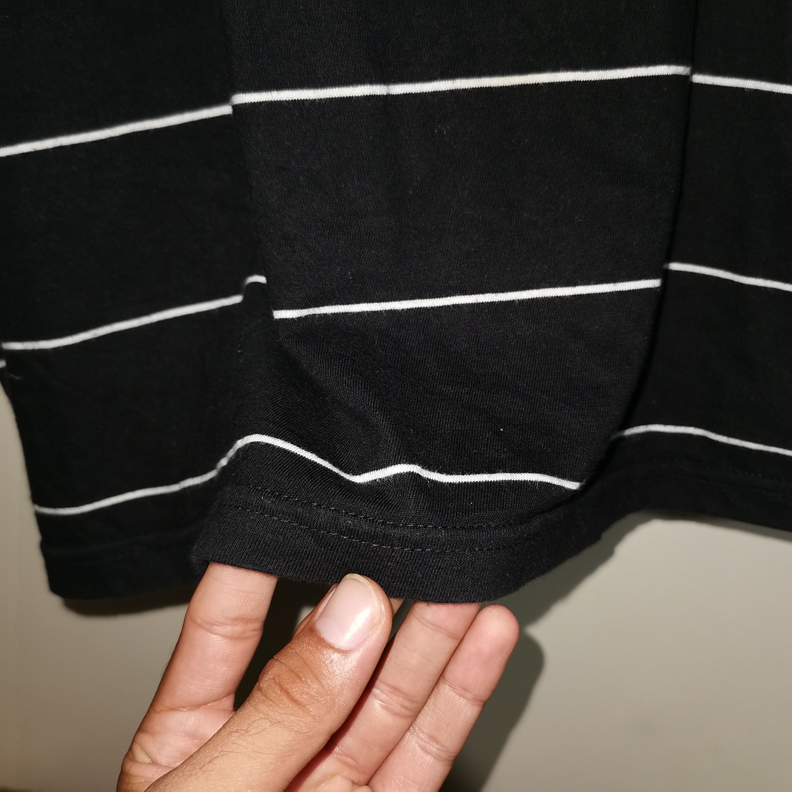 Stussy Rare Stussy Box Stripe Embroidery Logo Shirt Size US XL / EU 56 / 4 - 18 Thumbnail