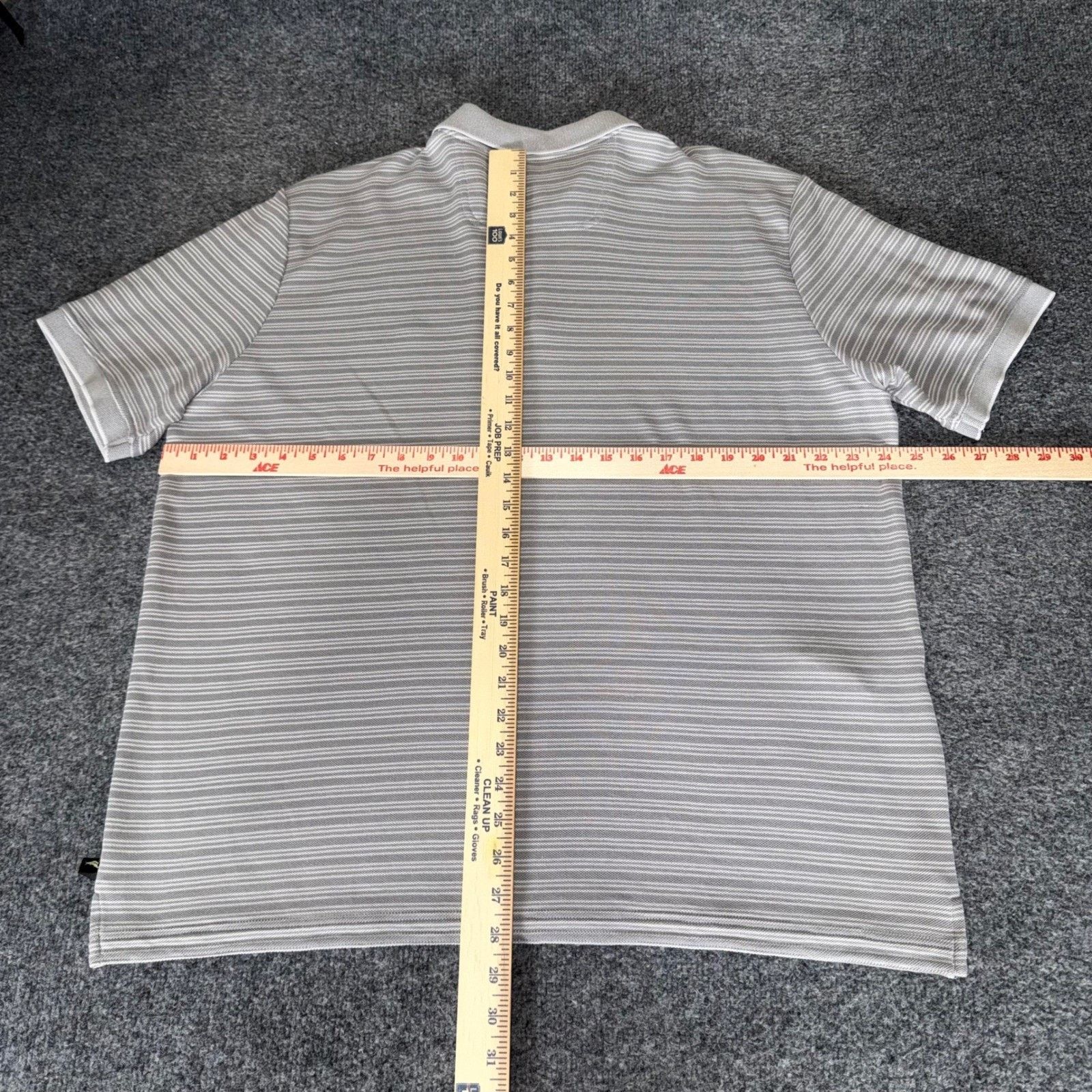 Tommy Bahama Tommy Bahama Mens IslandZone Polo Shirt XL Gray Striped Size US XL / EU 56 / 4 - 5 Thumbnail