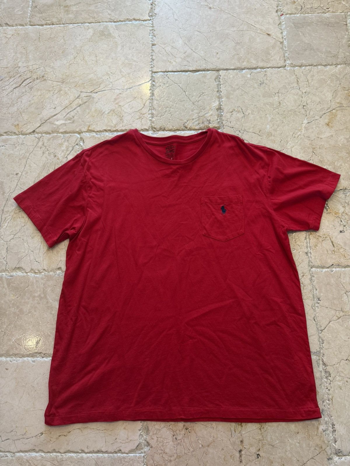 Polo Ralph Lauren Vintage Polo Ralph Lauren red tee Size US L / EU 52-54 / 3 - 1 Thumbnail