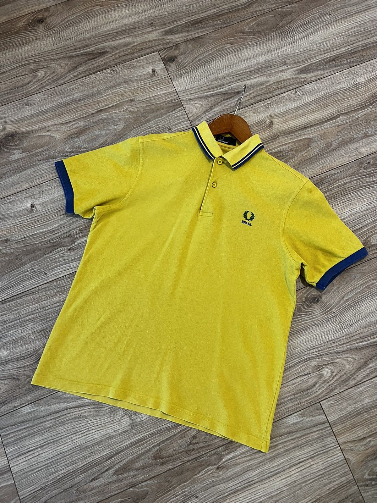 Fred Perry × Vintage Polo Fred Perry Brazil Vintage Streetwear Size US M / EU 48-50 / 2 - 1 Thumbnail