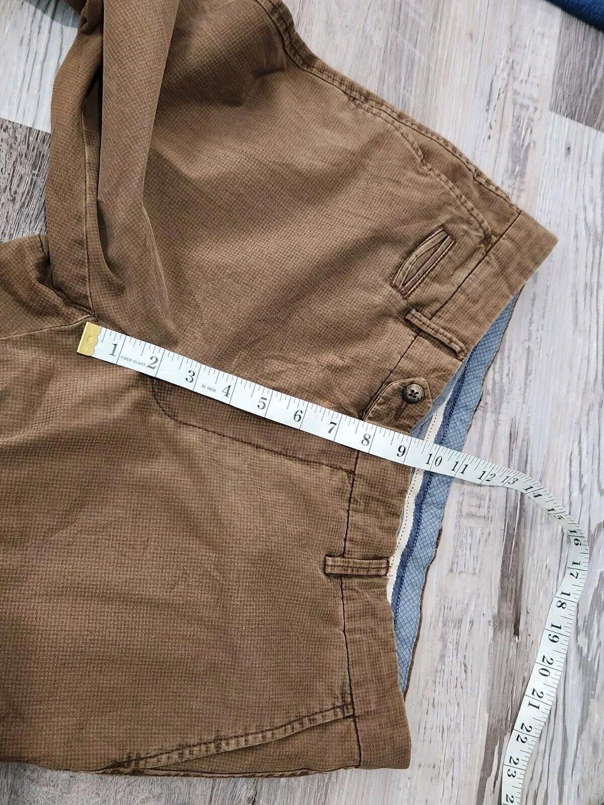 Designer Ballin Pants Mens 34 Atwater Modern Fit Brown Chino Flat Size US 34 / EU 50 - 7 Thumbnail