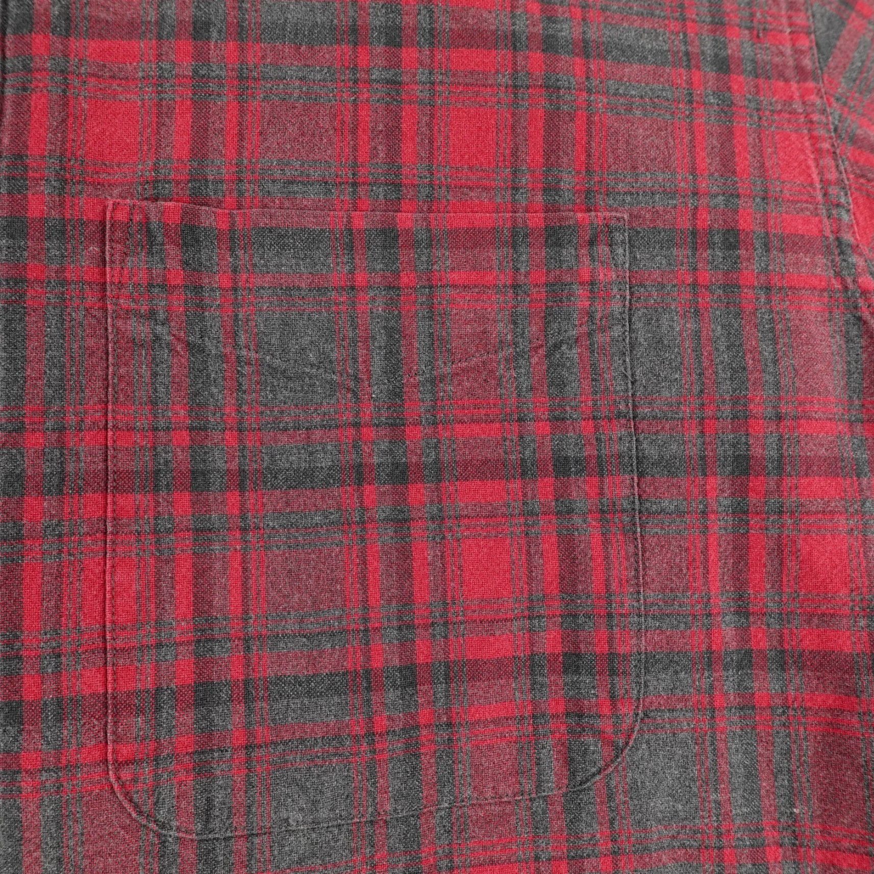 Vintage VINTAGE L.L. Bean Flannel Shirt Mens Small Red Gray Plaid Button-Up Outdoor Utility Size US S / EU 44-46 / 1 - 3 Thumbnail