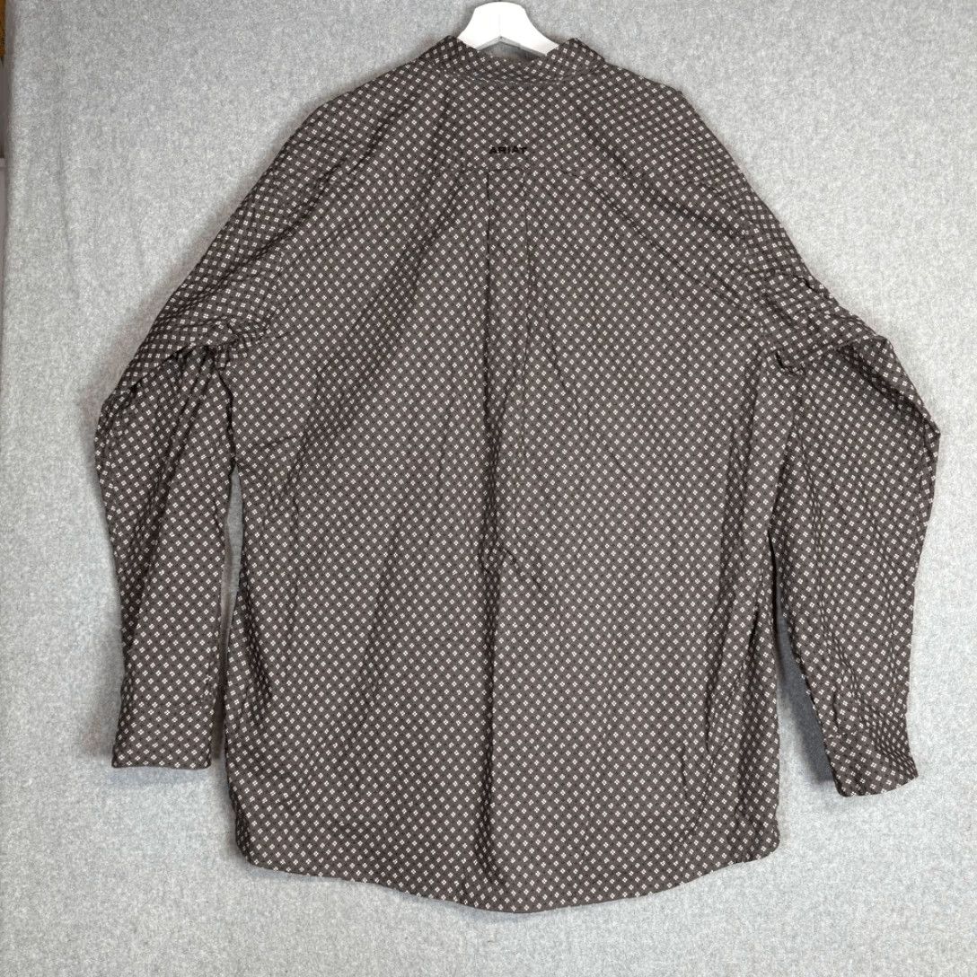 Ariat Ariat Shirt Western 2XL Tall Gray Long Sleeve Button Down Mens Big & Tall Gray Shirt Size US XXL / EU 58 / 5 - 7 Thumbnail