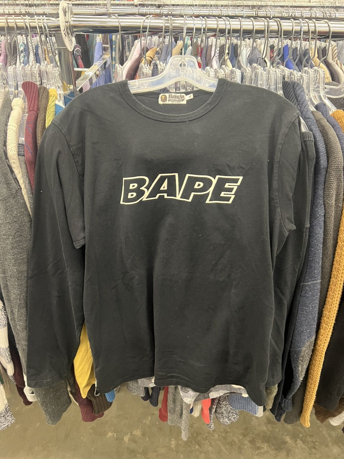 Bape A Bathing Ape Bape Spell Out Logo Glows Size US XL / EU 56 / 4 - 1 Thumbnail