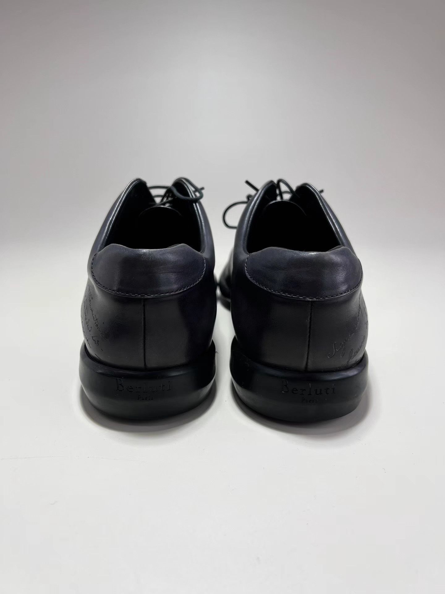Berluti BERLUTI Black Leather Shoes Size US 9 / EU 42 - 3 Thumbnail