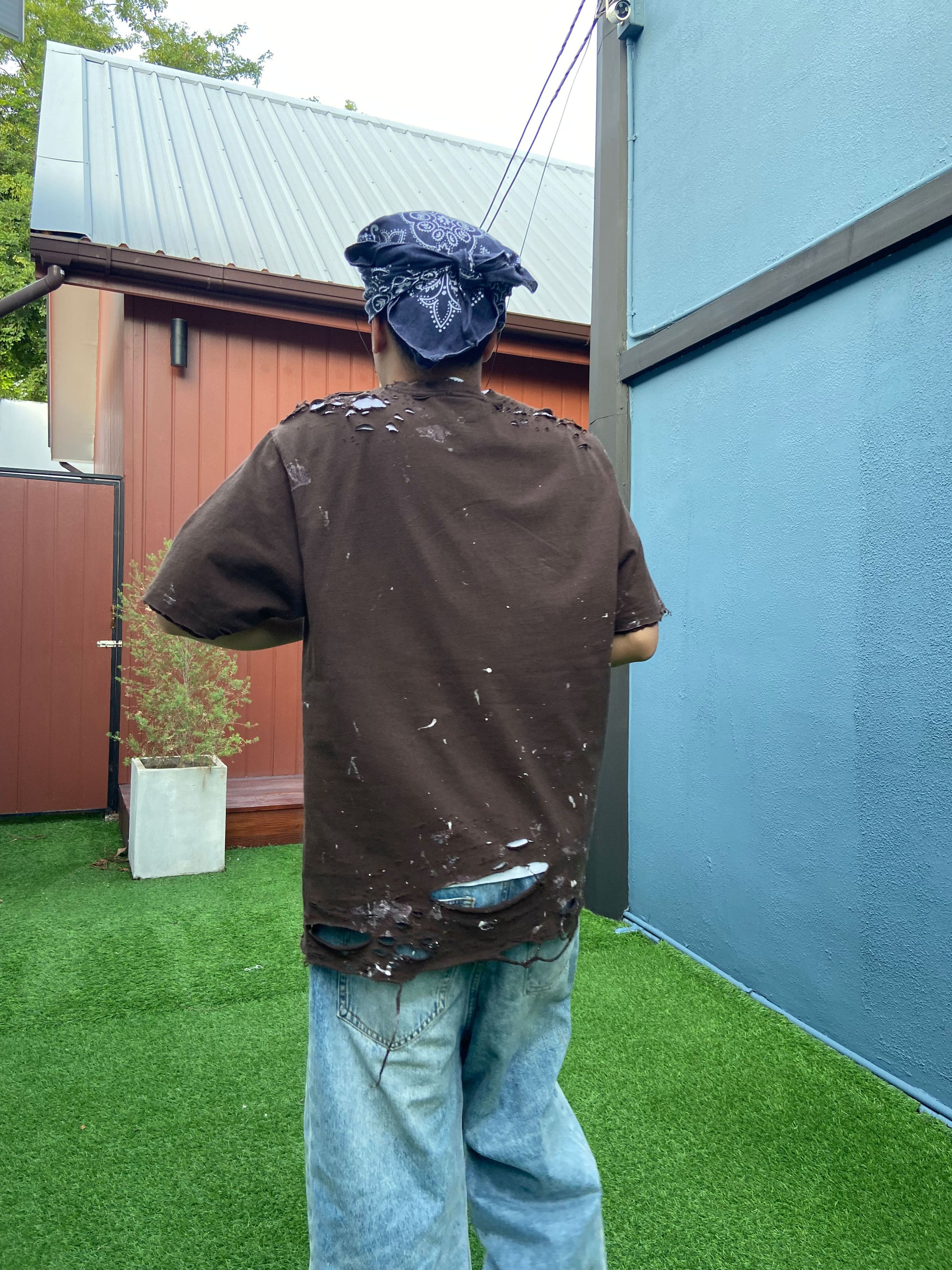 Carhartt × Vintage Carhartt T-Shirt Thrashed Distressed Pocket Size US M / EU 48-50 / 2 - 9 Thumbnail