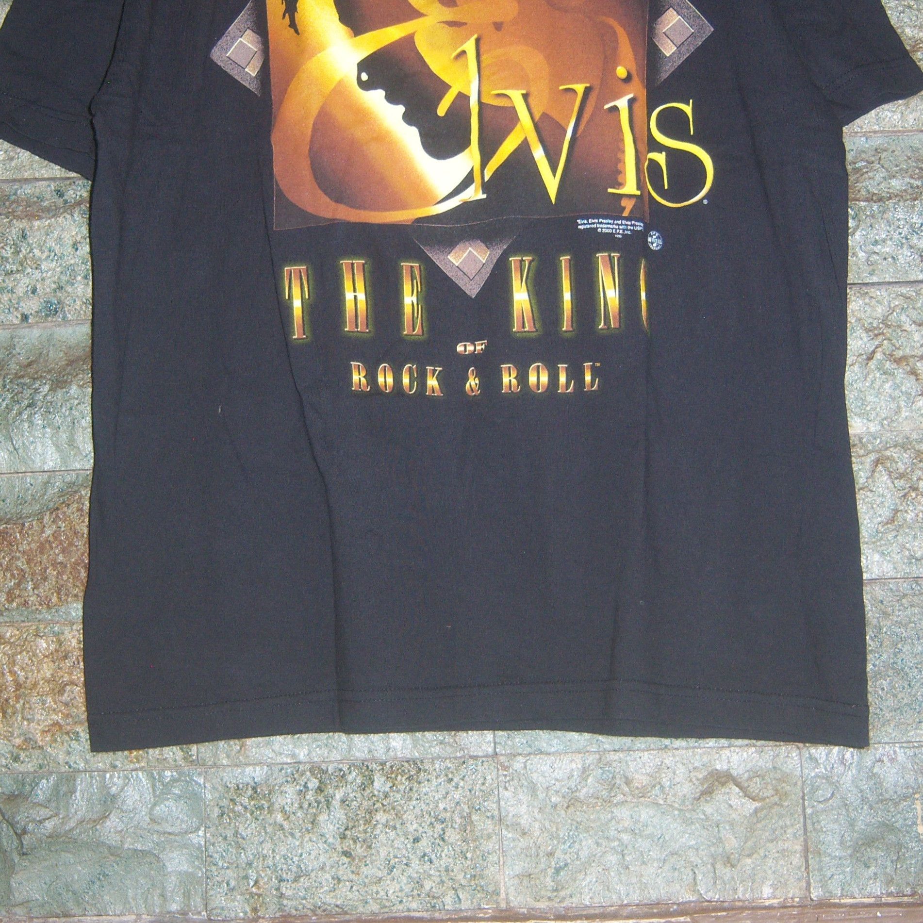 AAA × Band Tees × Vintage 2000s Elvis The Of King Rock and Roll Size US XL / EU 56 / 4 - 4 Thumbnail