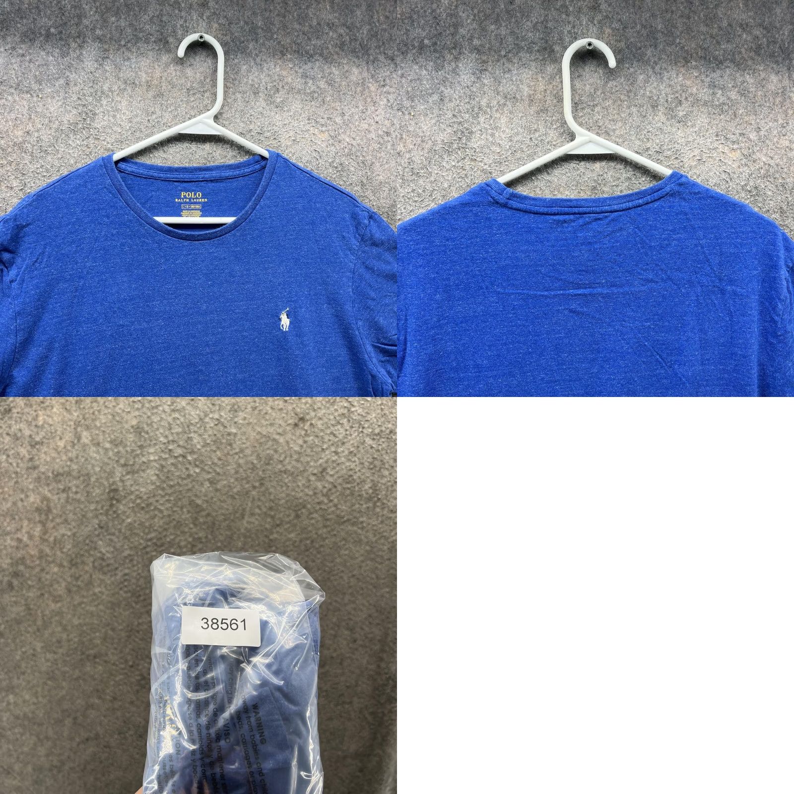 Polo Ralph Lauren Polo Ralph Lauren Shirt Mens Large Blue Crewneck Embroidered Pony Casual Tee Size US L / EU 52-54 / 3 - 8 Thumbnail