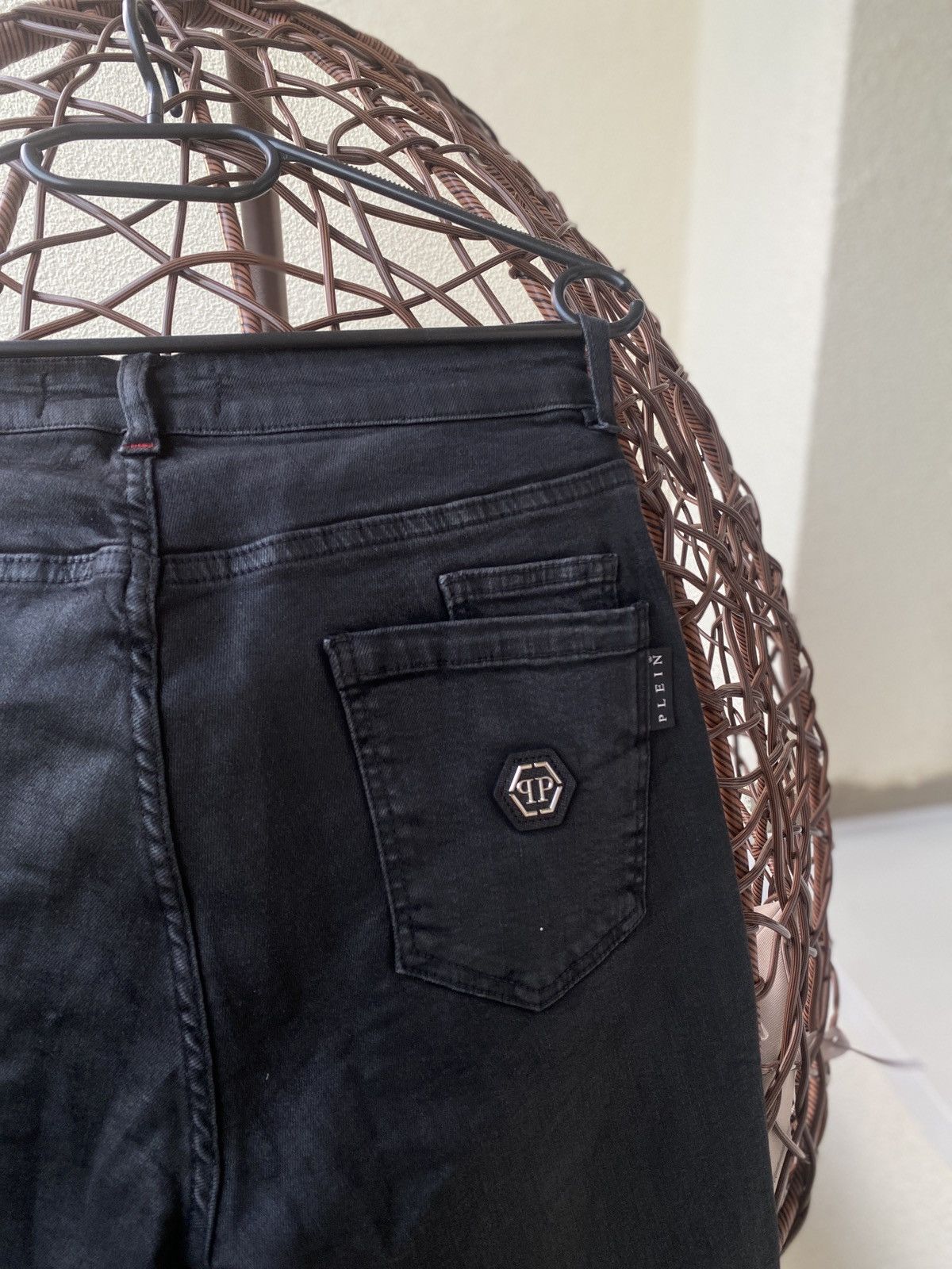 Philipp Plein Luxury philipp plein black denim trousers 2019 Size US 31 - 8 Thumbnail