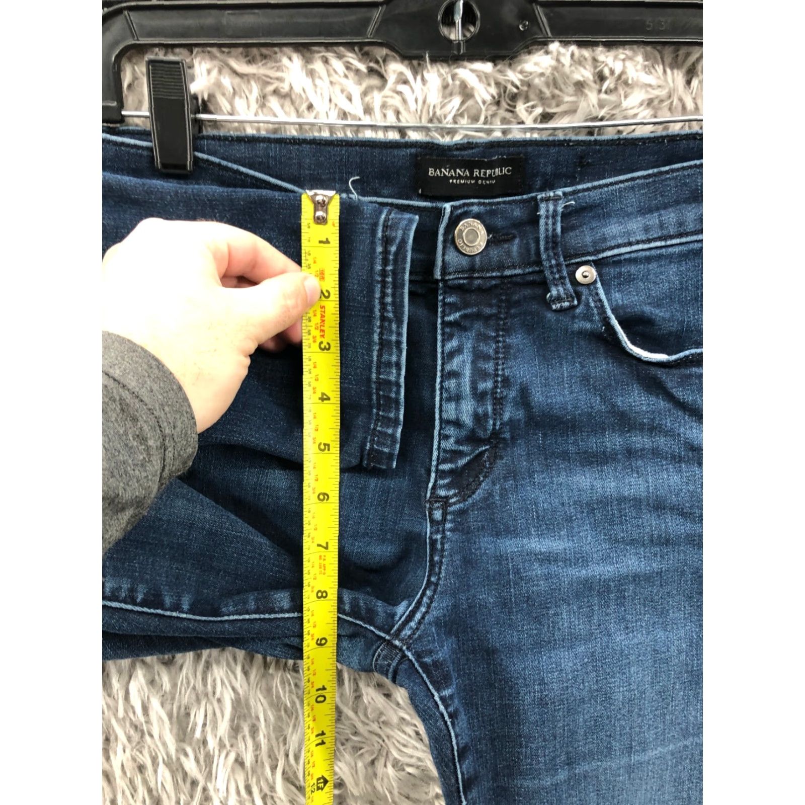 Banana Republic Banana Republic Skinny Jeans Size 28 Womens Mid Rise Dark Blue Denim Jeans Size 28" / US 6 / IT 42 - 4 Thumbnail
