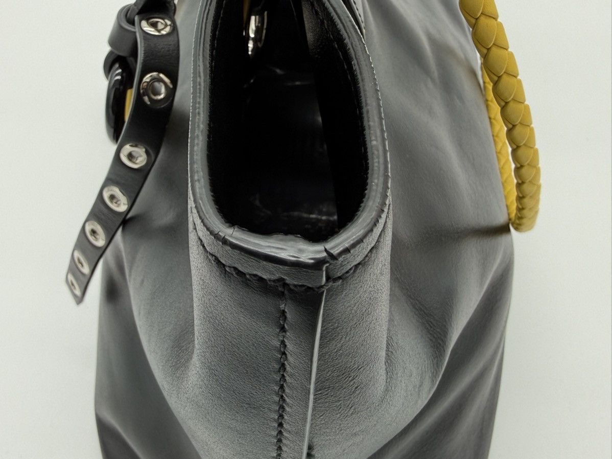 Miu Miu Miu Miu Leather Tote Bag – Black with Silver Hardware Size ONE SIZE - 15 Thumbnail