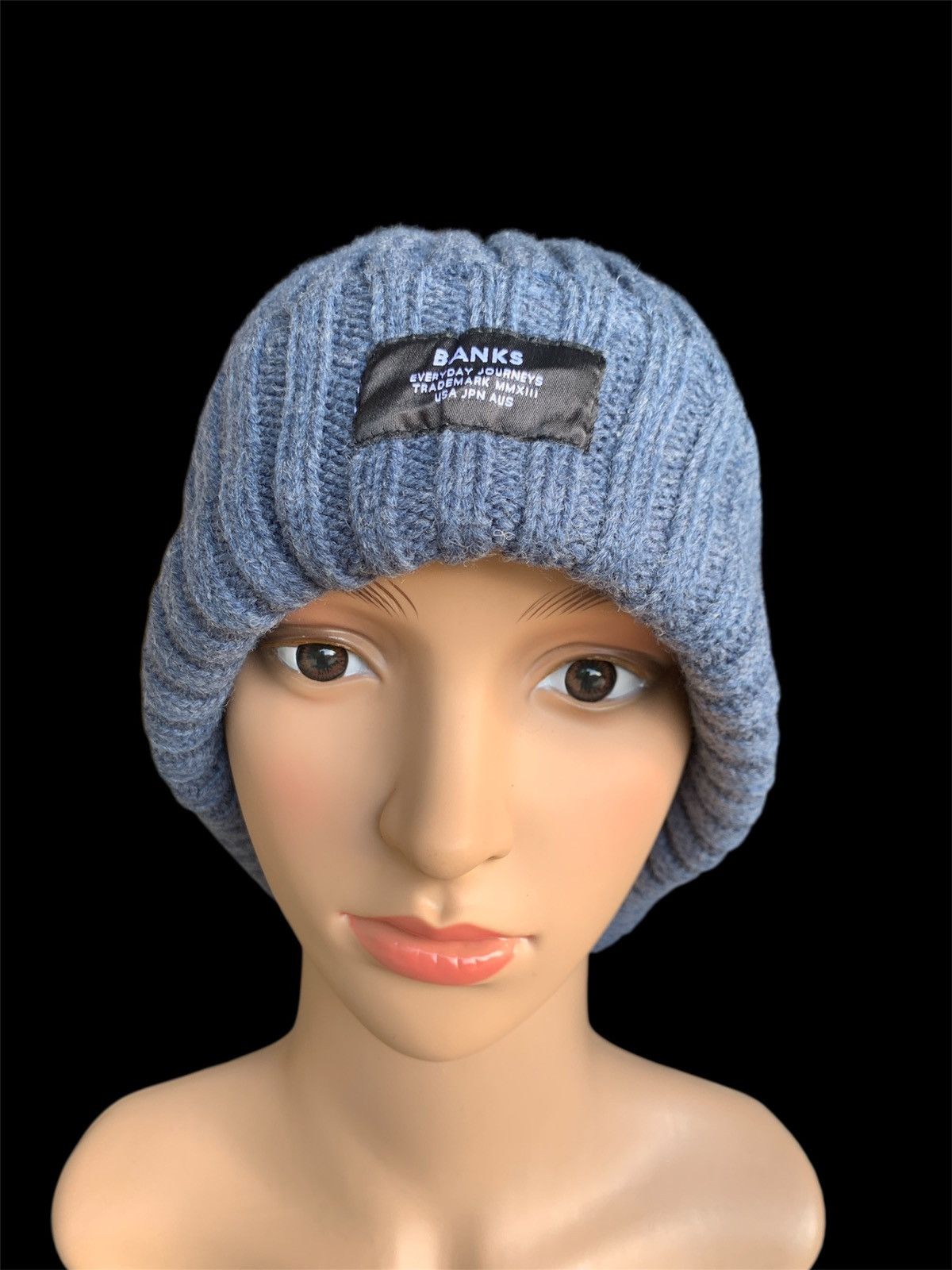 Japanese Brand × Vintage banks beanie japanese brand Size ONE SIZE - 1 Thumbnail
