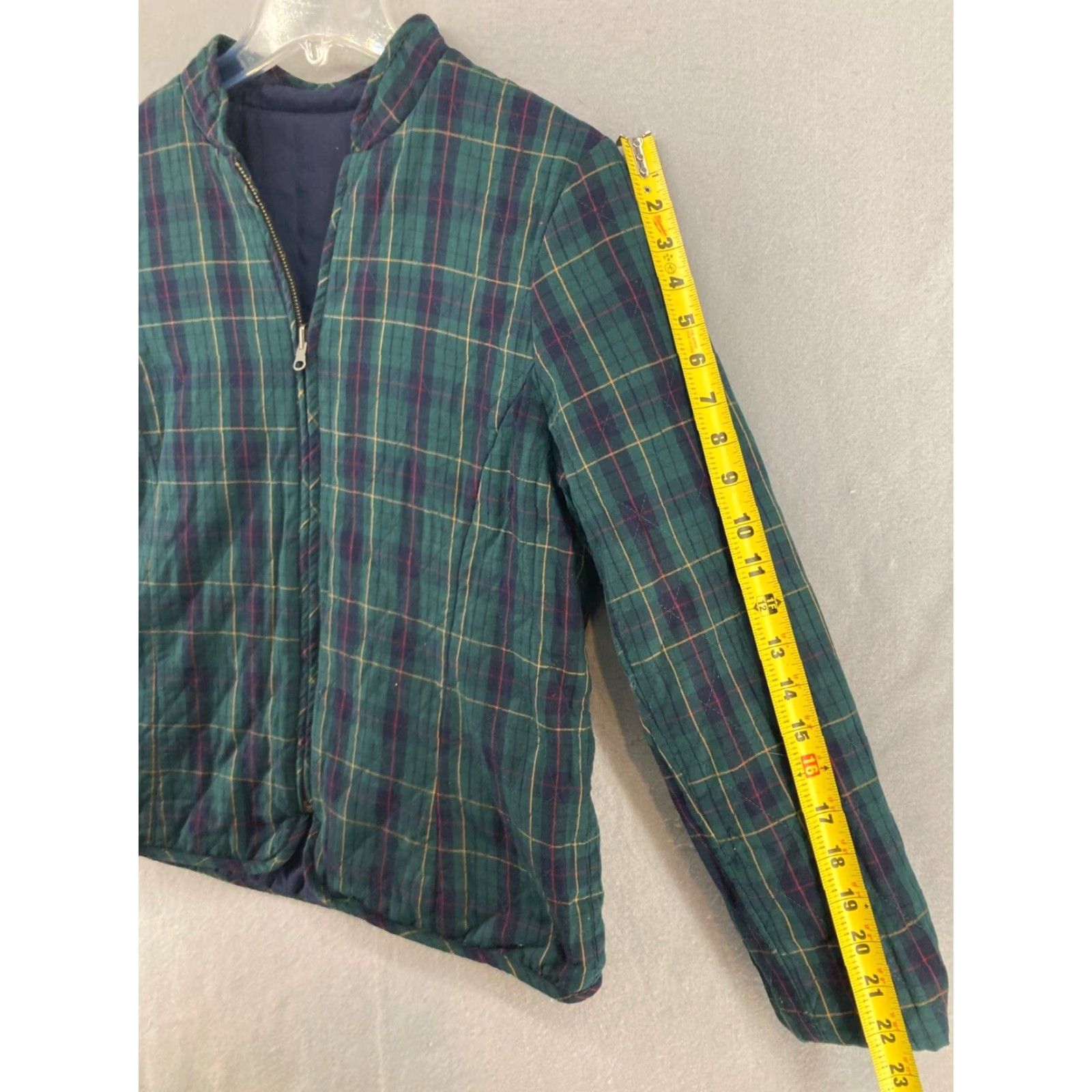 Pendleton Pendleton Womens Jacket Plaid Full Zip Lightweight M Blue Quilted Casual Fall Spring Women's Jacket Size M / US 6-8 / IT 42-44 - 5 Thumbnail