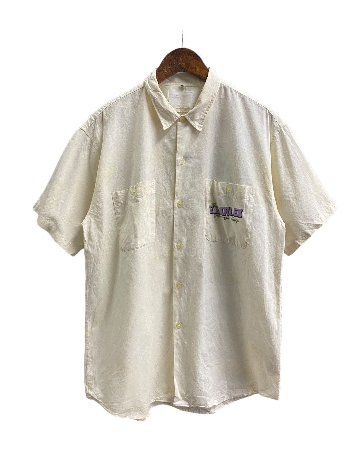 Japanese Brand × Vintage Vintage The E.Harlem Button Up Size US L / EU 52-54 / 3 - 1 Thumbnail