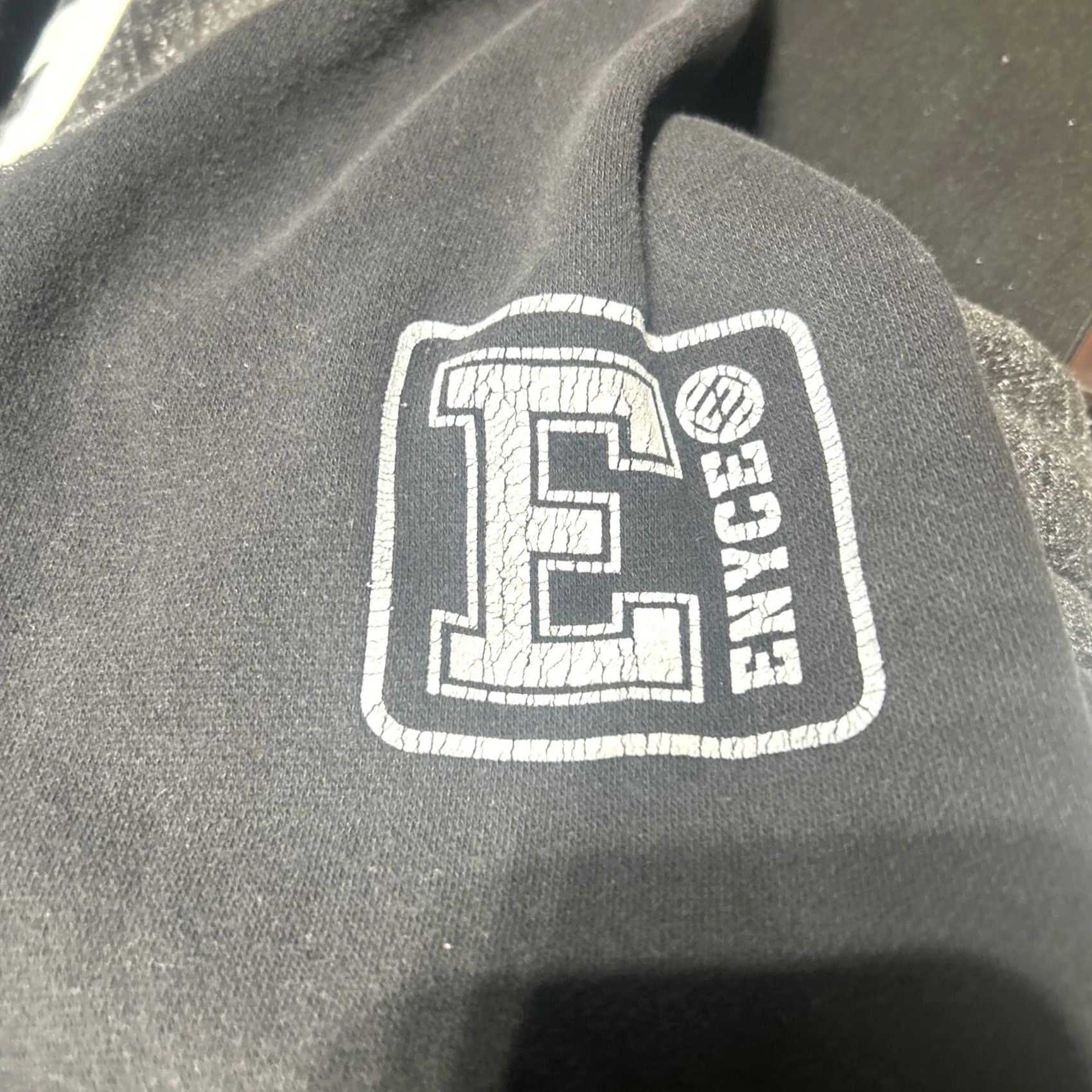 Enyce VINTAGE enyce Sweatshirt 3XL Men Gray Hip Hop Pullover Poetry Athletic Shirt Size US XXL / EU 58 / 5 - 5 Thumbnail