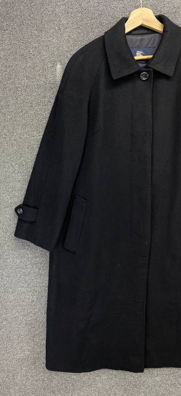 Burberry Vintage Burberry London Black Cashmere Long Jacket Size S / US 4 / IT 40 - 3 Thumbnail