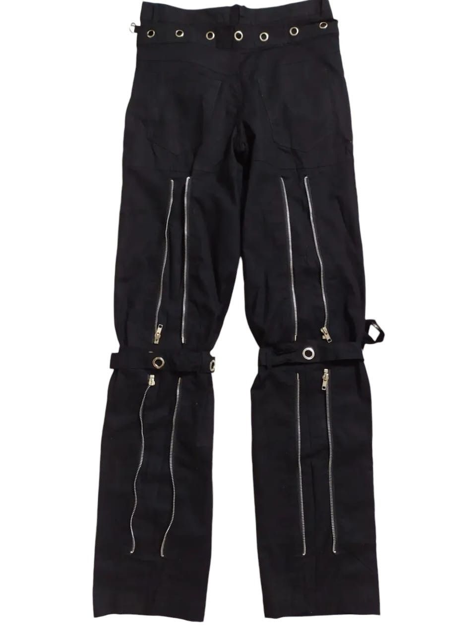 Japanese Brand Rosselio Bondage Punk Zipper Pants Size US 29 - 1 Thumbnail