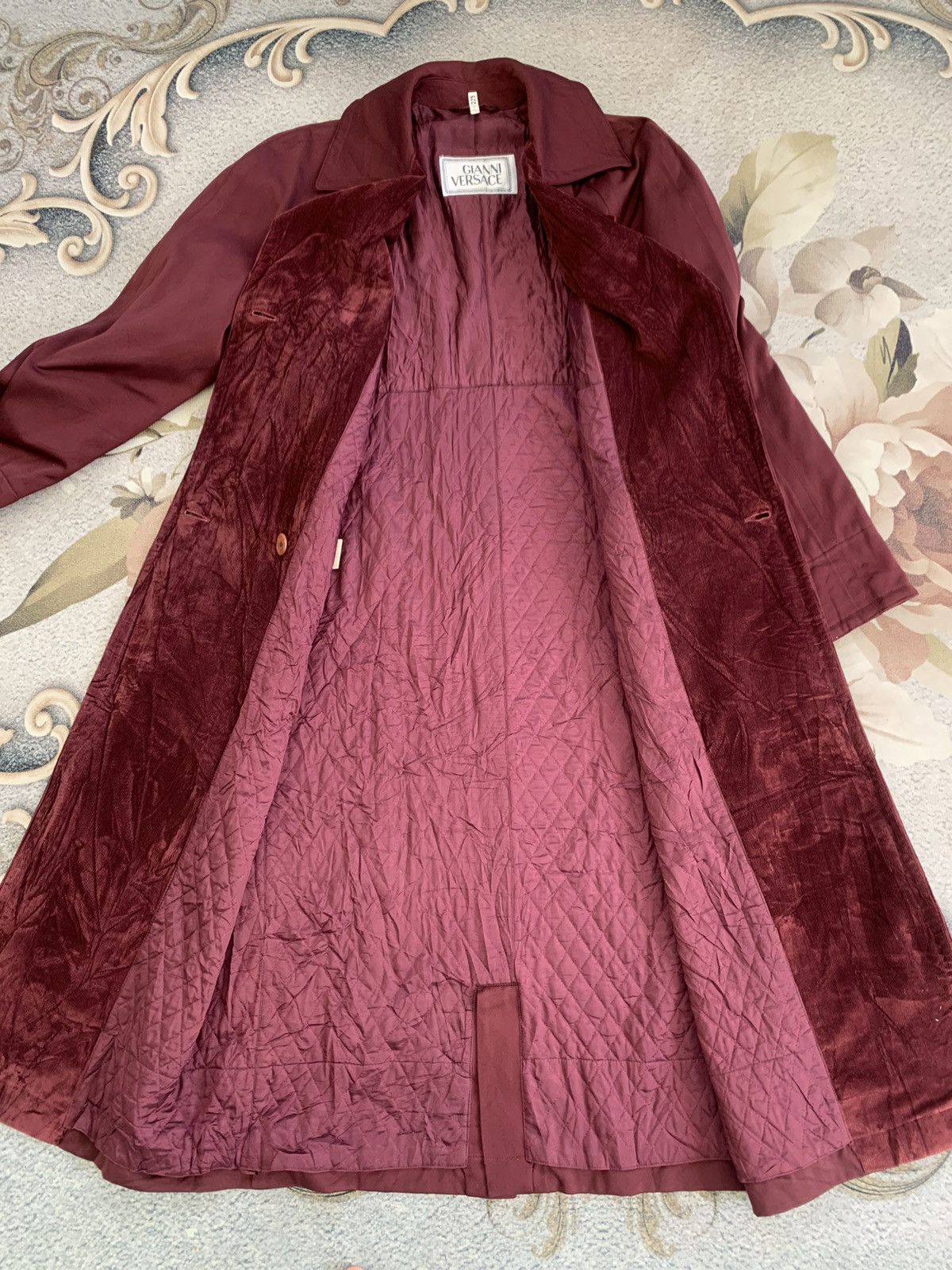 Versace Gianni Versace Double Breast Style Long Coat Size M / US 6-8 / IT 42-44 - 18 Thumbnail