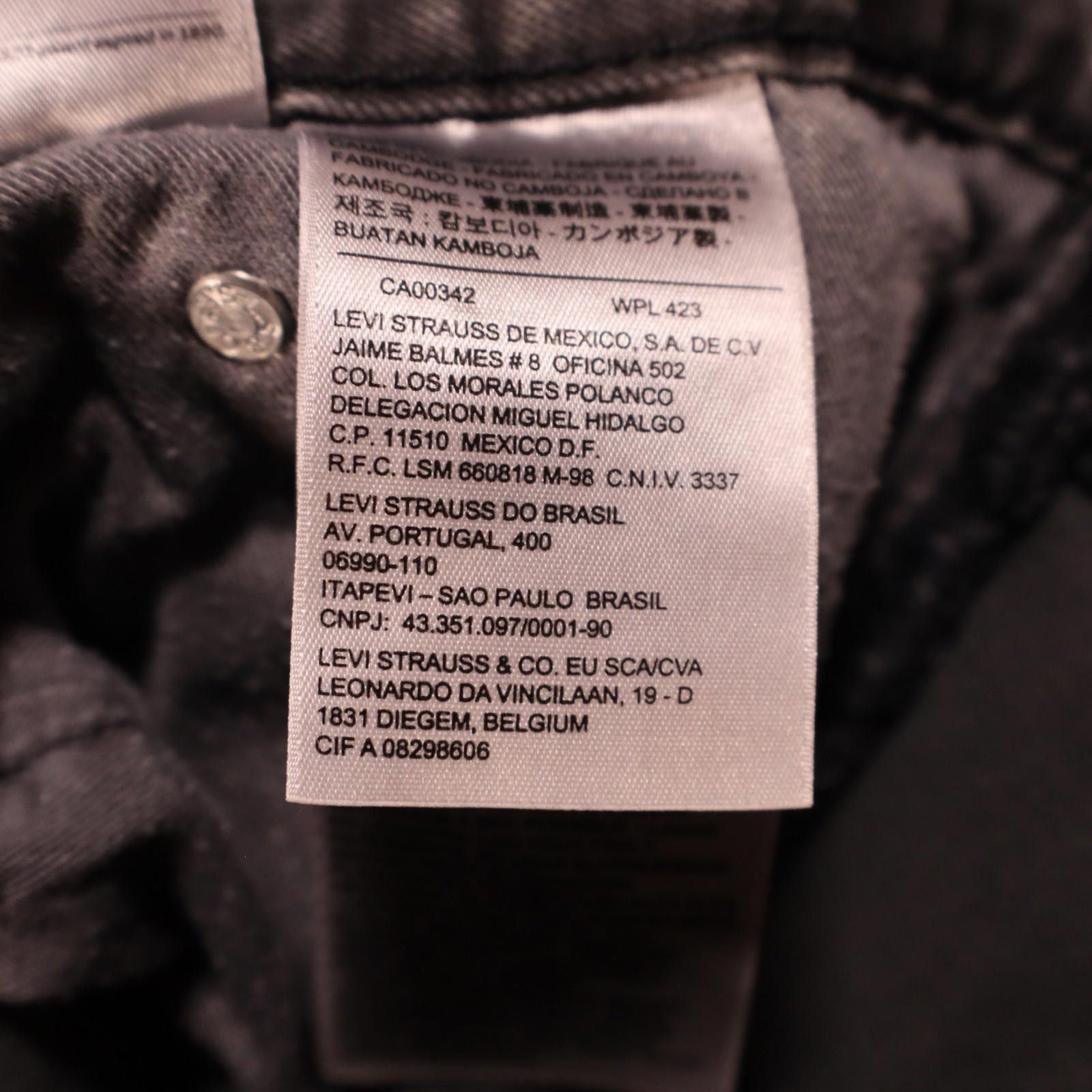 Levi's Levi's Jeans Men 38x30 Gray 514 Denim Medium Wash White Tab Size US 38 / EU 54 - 6 Thumbnail