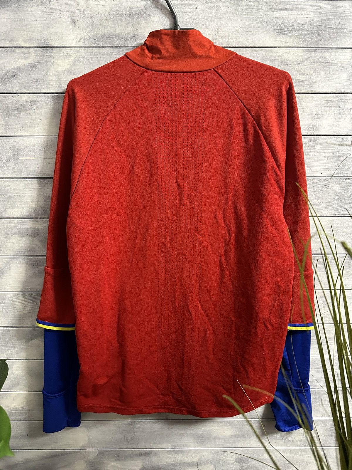 Vintage Rare Soccer Long-Sleeve Adidas Spain Training Form Size US L / EU 52-54 / 3 - 11 Thumbnail