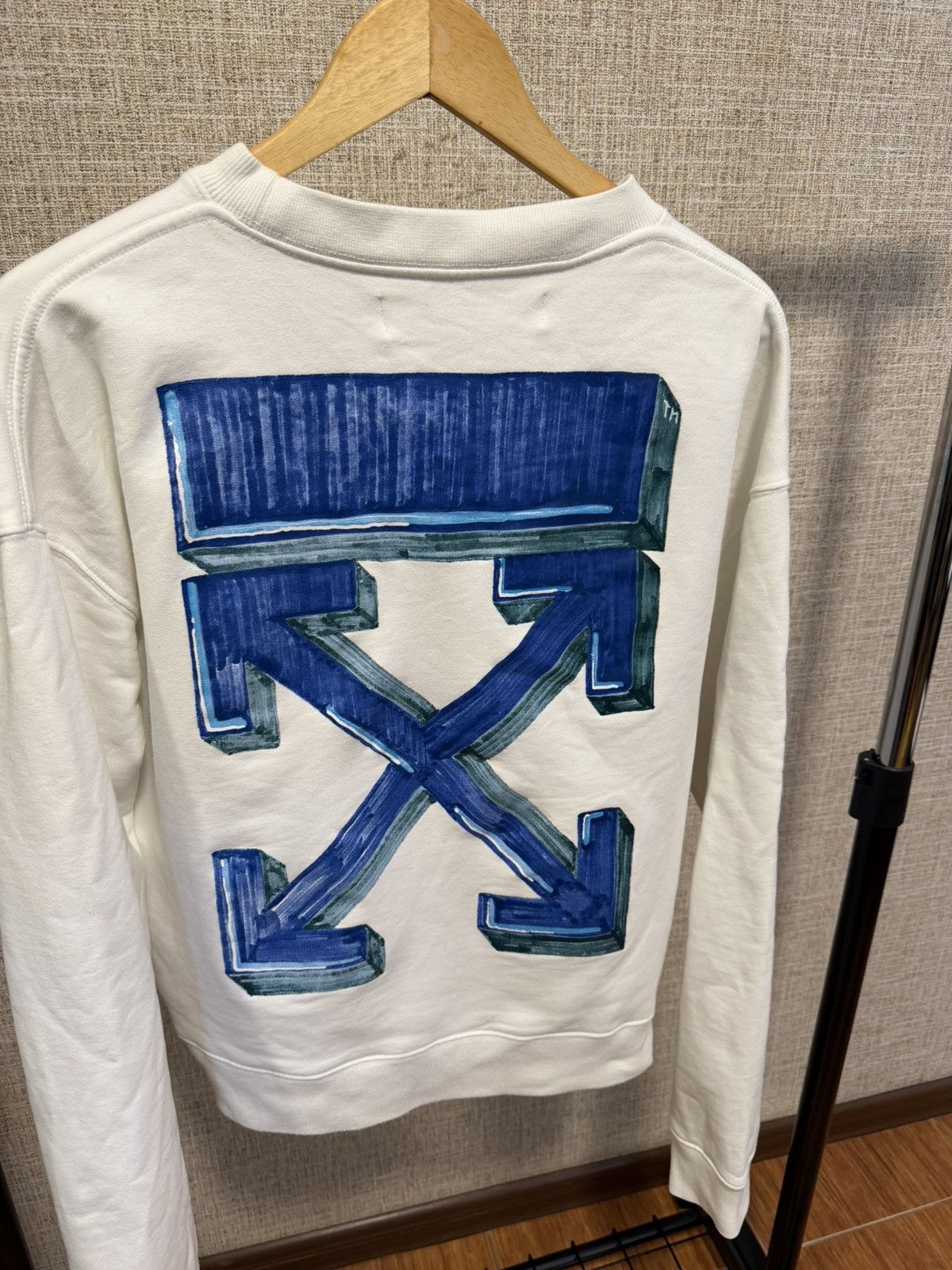 Off-White OFF WHITE MARKER ARROWS WHITE SWEATSHIRT Size US S / EU 44-46 / 1 - 3 Thumbnail