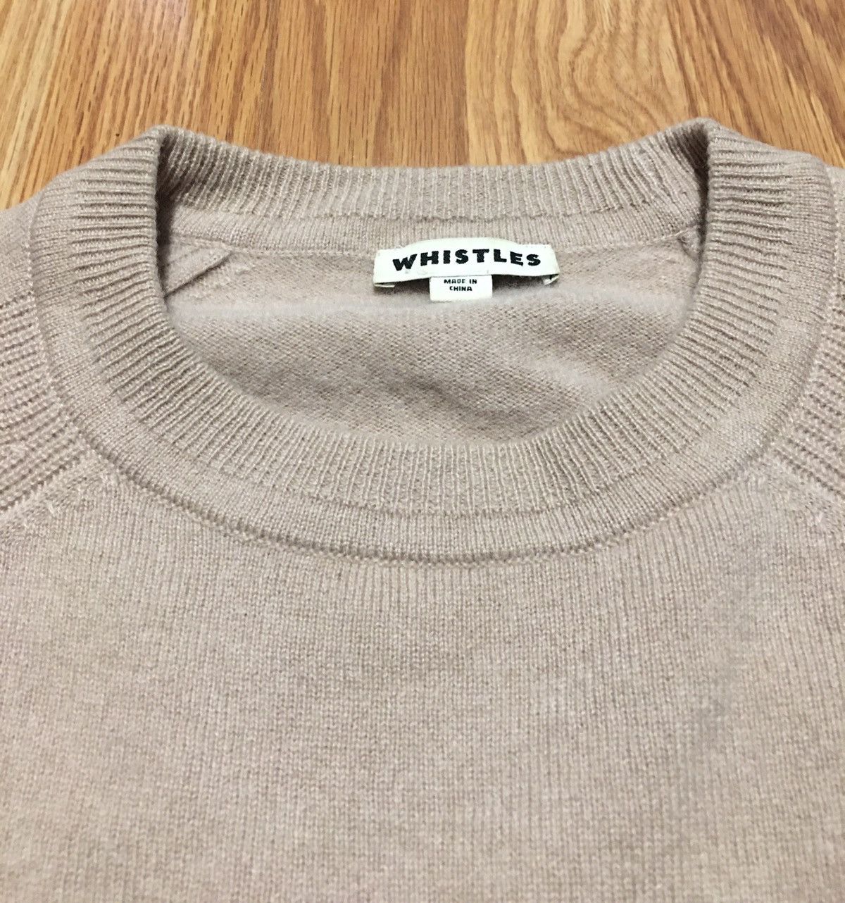 Whistles WHISTLES Pure Cashmere Beige Sweater Size S Size S / US 4 / IT 40 - 9 Thumbnail