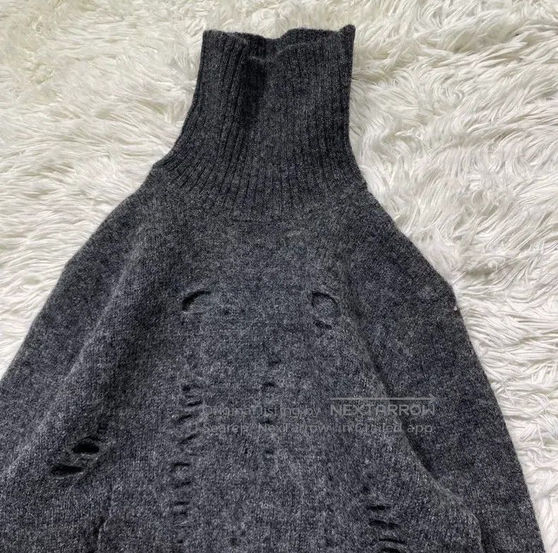 Junya Watanabe Junya Watanabe Distressed Wool Sweater Size S / US 4 / IT 40 - 5 Thumbnail