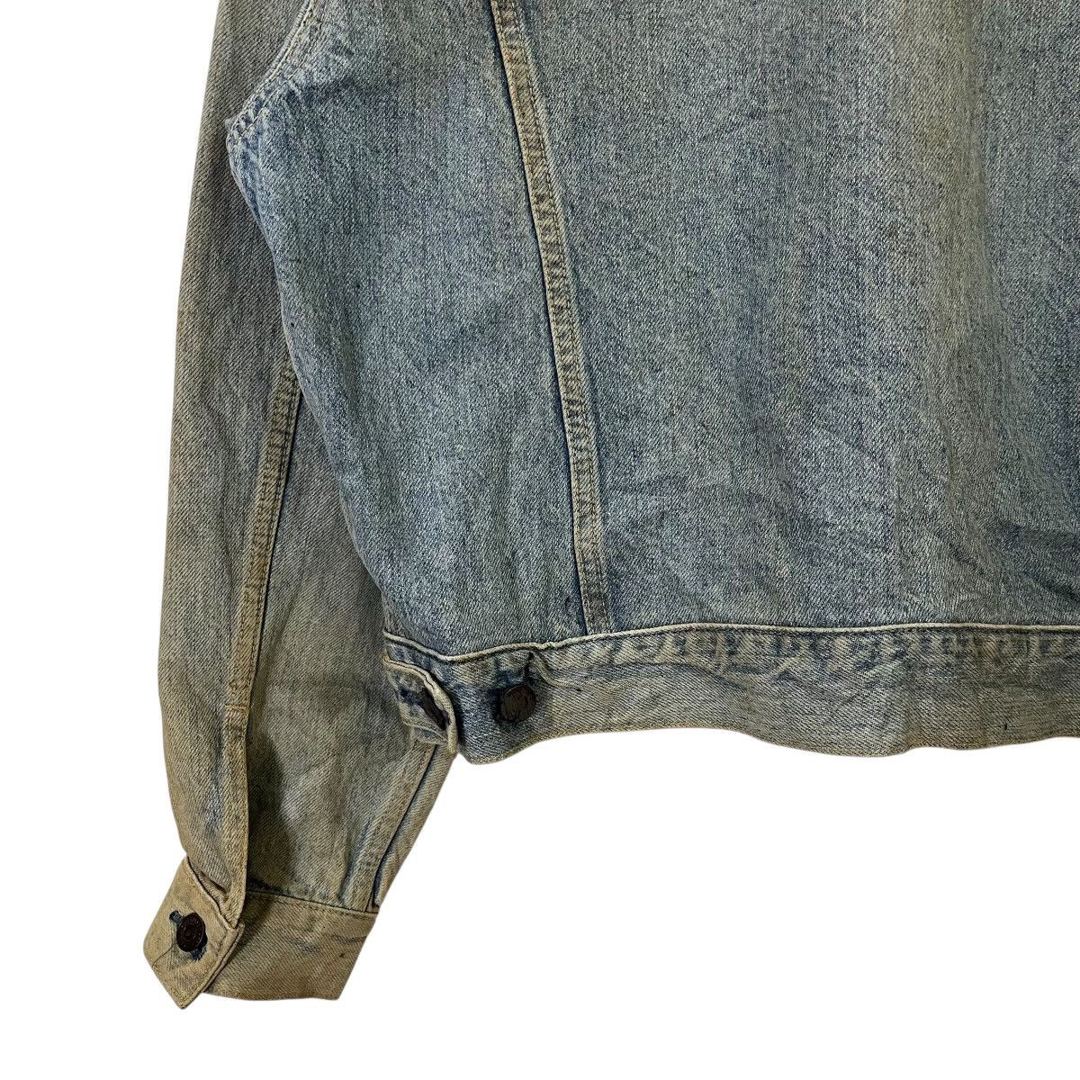 Edwin Vintage 90s Edwin Distressed Denim Jacket Size US M / EU 48-50 / 2 - 10 Thumbnail
