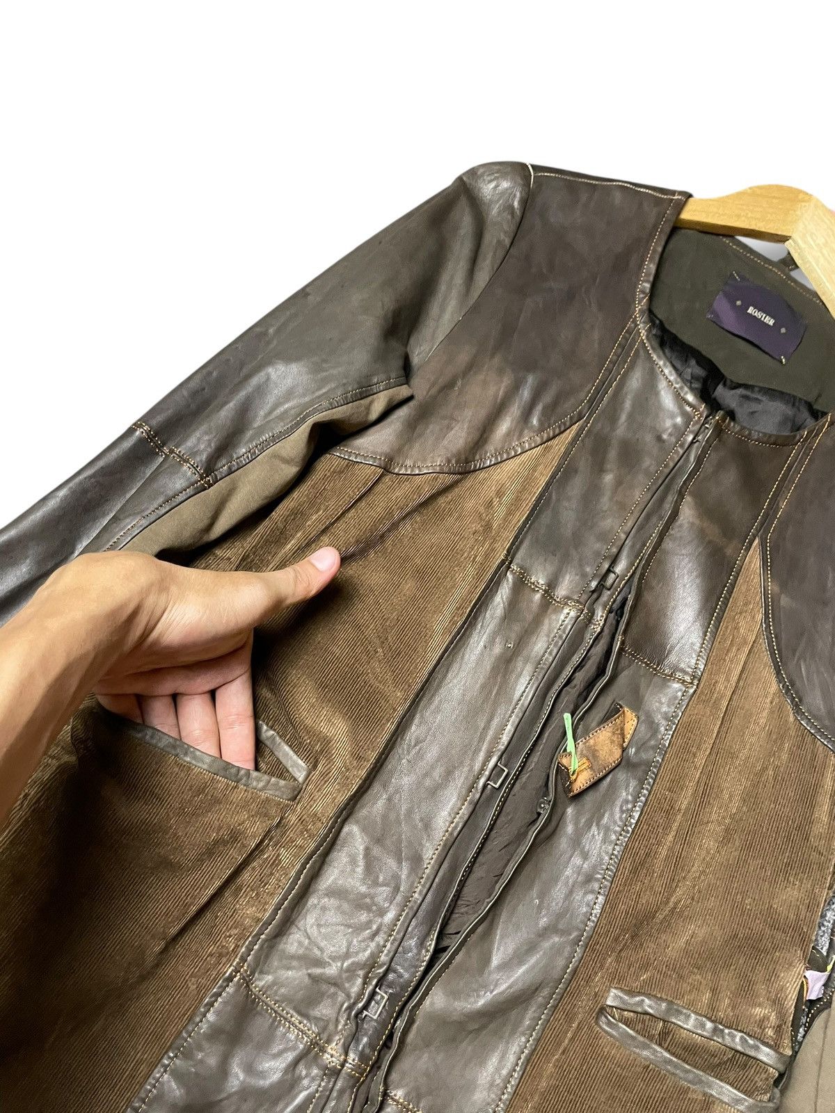 Japanese Brand × Leather × Vintage Vintage Rosier Brand Leather Suede Jacket (108( Size US XXS / EU 40 - 5 Thumbnail