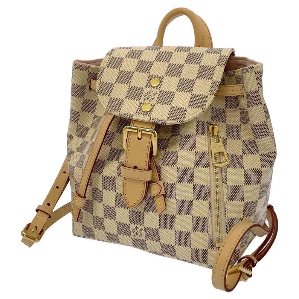 Louis Vuitton - 2019 Damier Azur Sperone BB Backpack - Top Handle