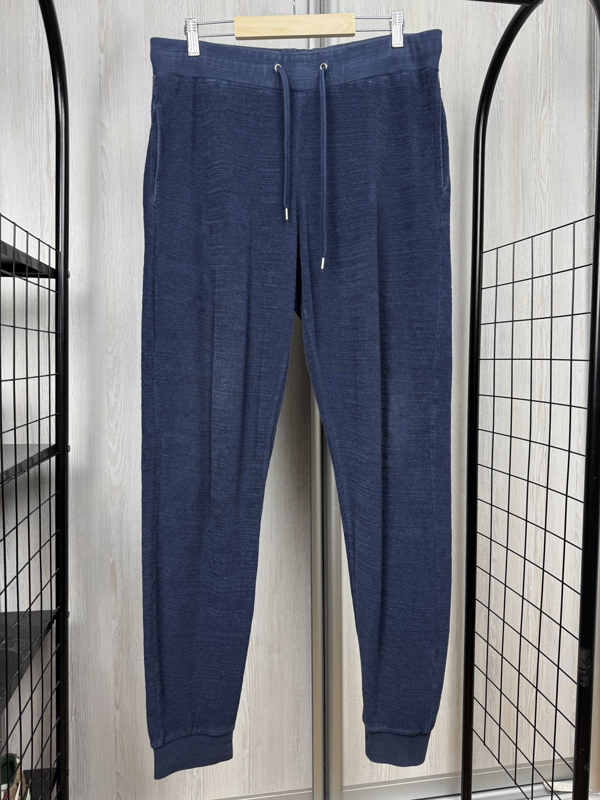 Orlebar Brown Orlebar Brown Men’s Blue Terry Drawstring Towel Sweatpants Size US 32 / EU 48 - 2 Thumbnail